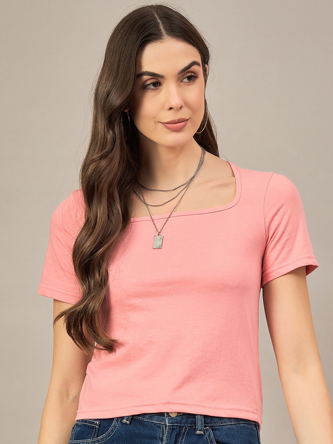 

The Roadster Lifestyle Co. Cotton T-Shirt, Pink