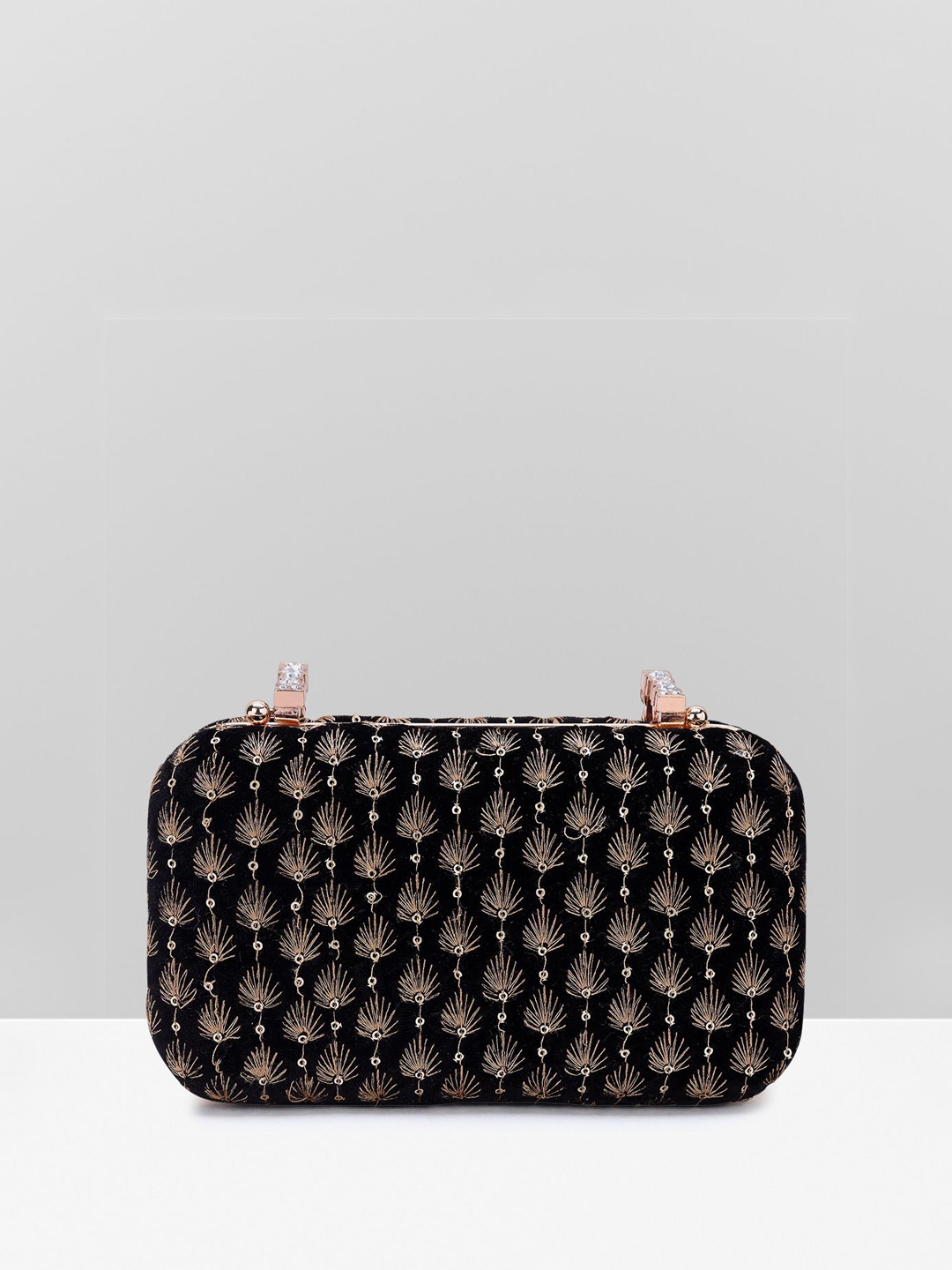 

Filauri Textured Half Moon Sling Bag, Black