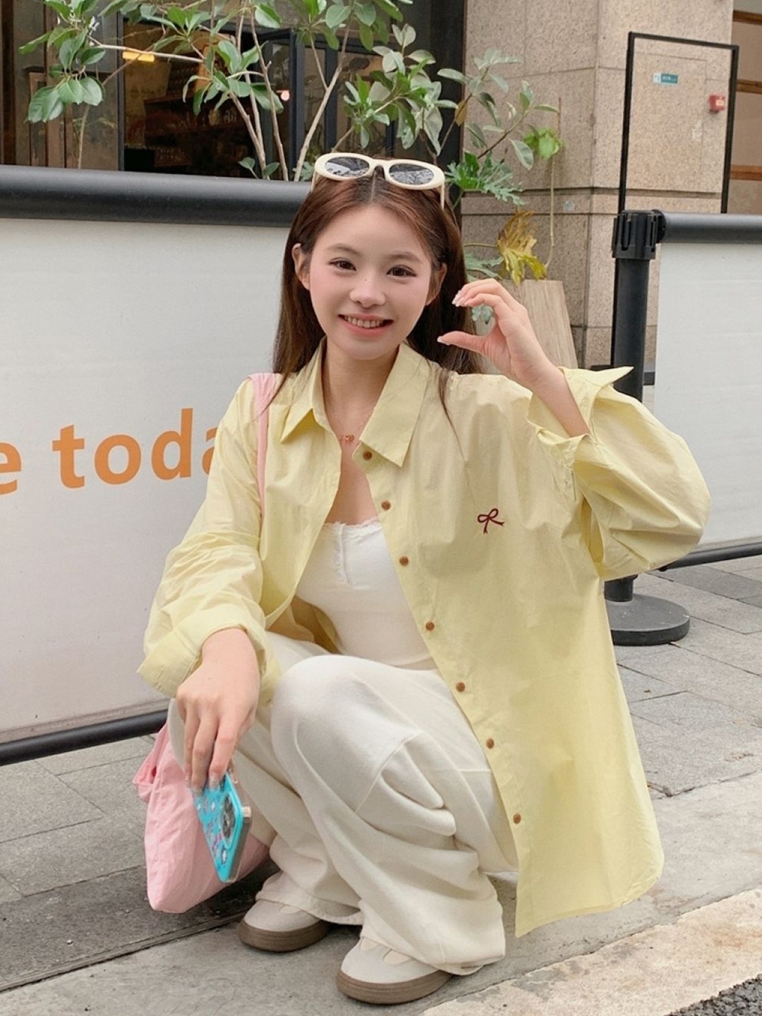 

HERE&NOW Women Comfort Opaque Casual Shirt, Yellow
