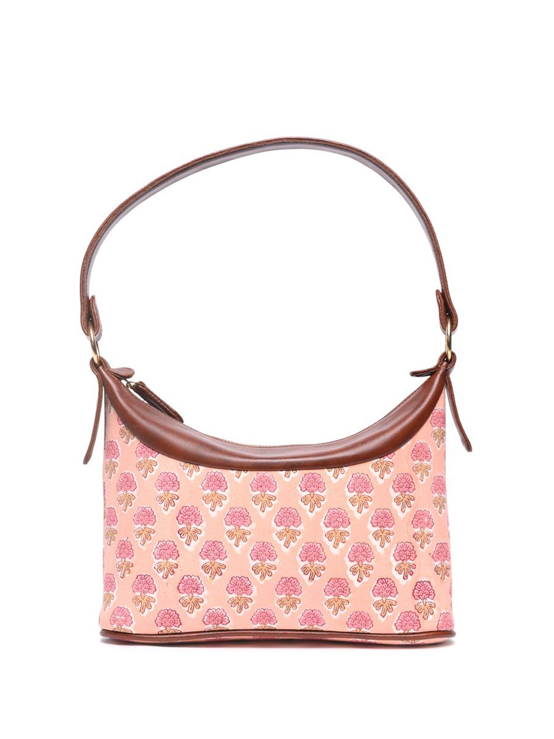 

Block N Style Printed Structured Tote Bag with Quilted, White