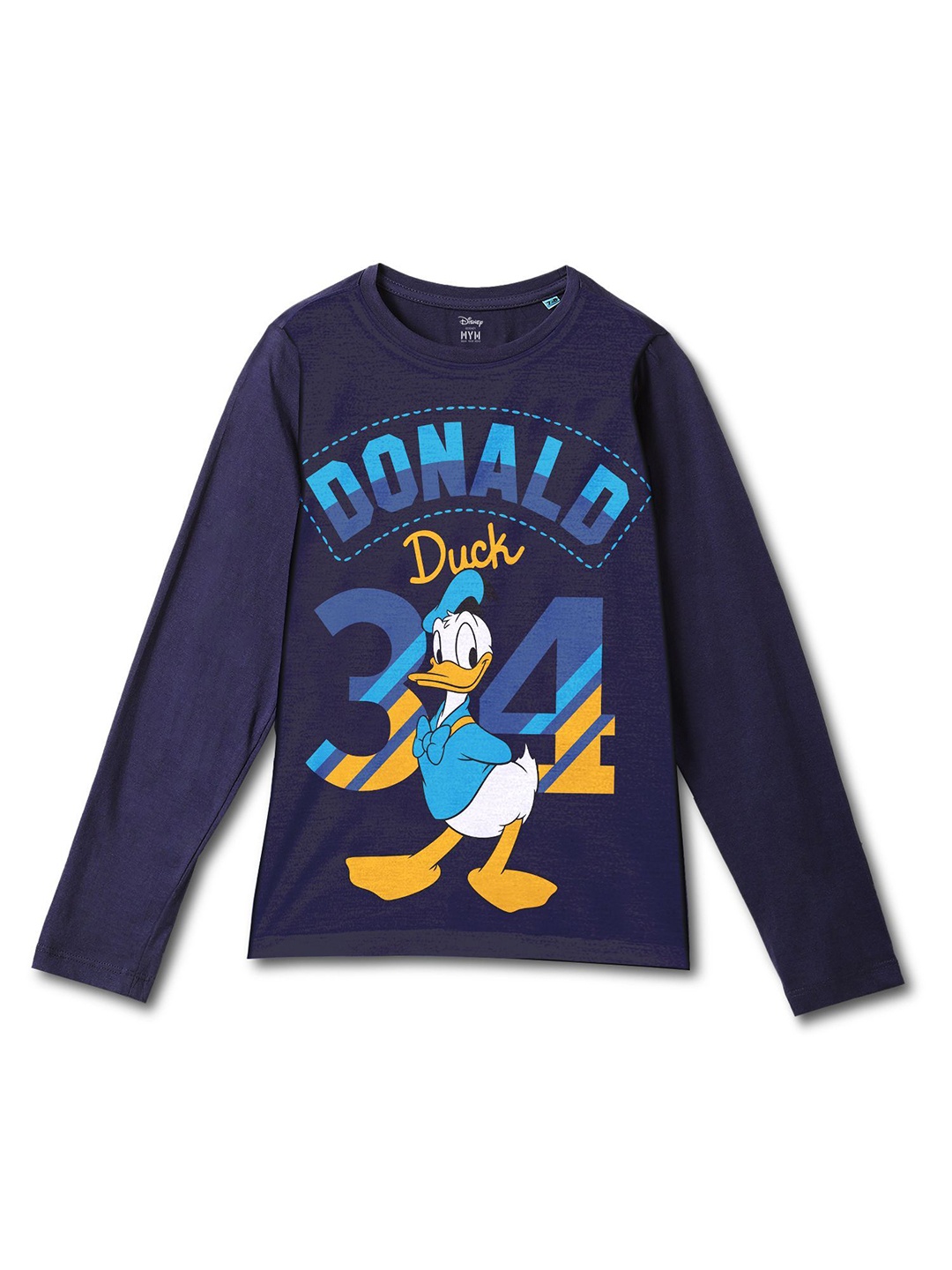 

Wear Your Mind Boys Mickey Mouse Printed Applique T-shirt, Blue