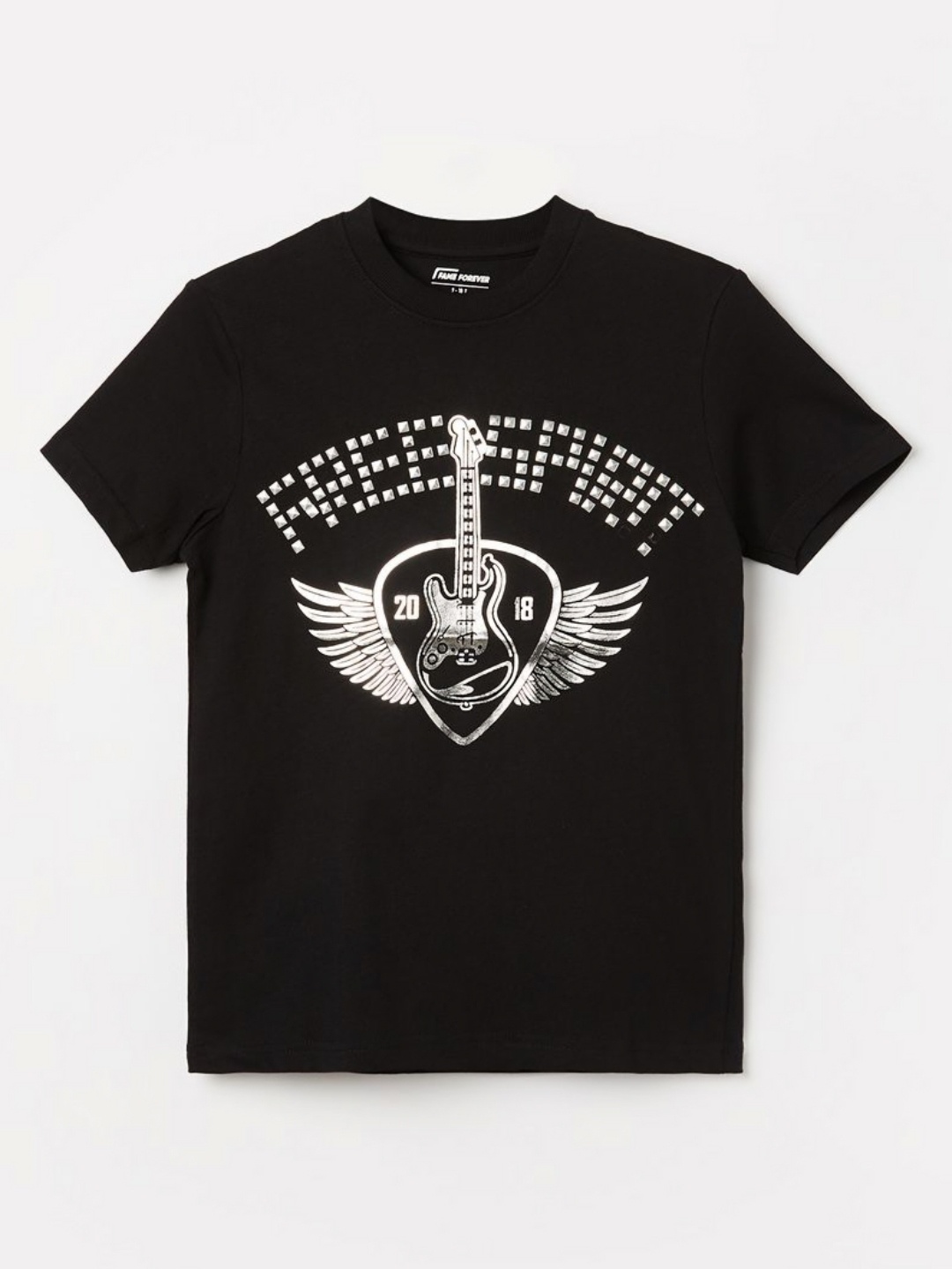 

Fame Forever by Lifestyle Boys Applique T-shirt, Black