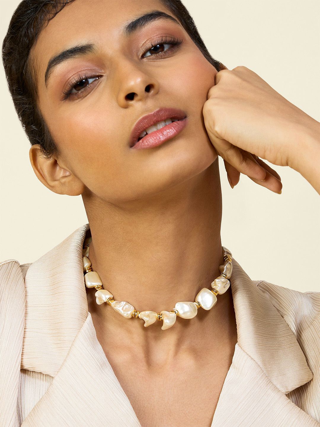 

Isharya Brass Gold-Plated Necklace