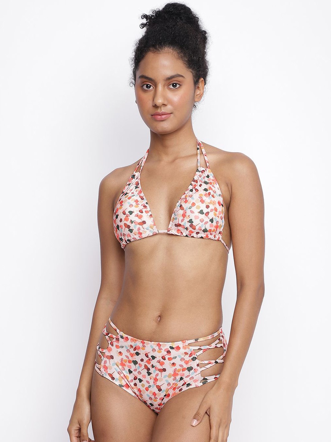 

La Intimo Printed Swim Bikini Set, Multi