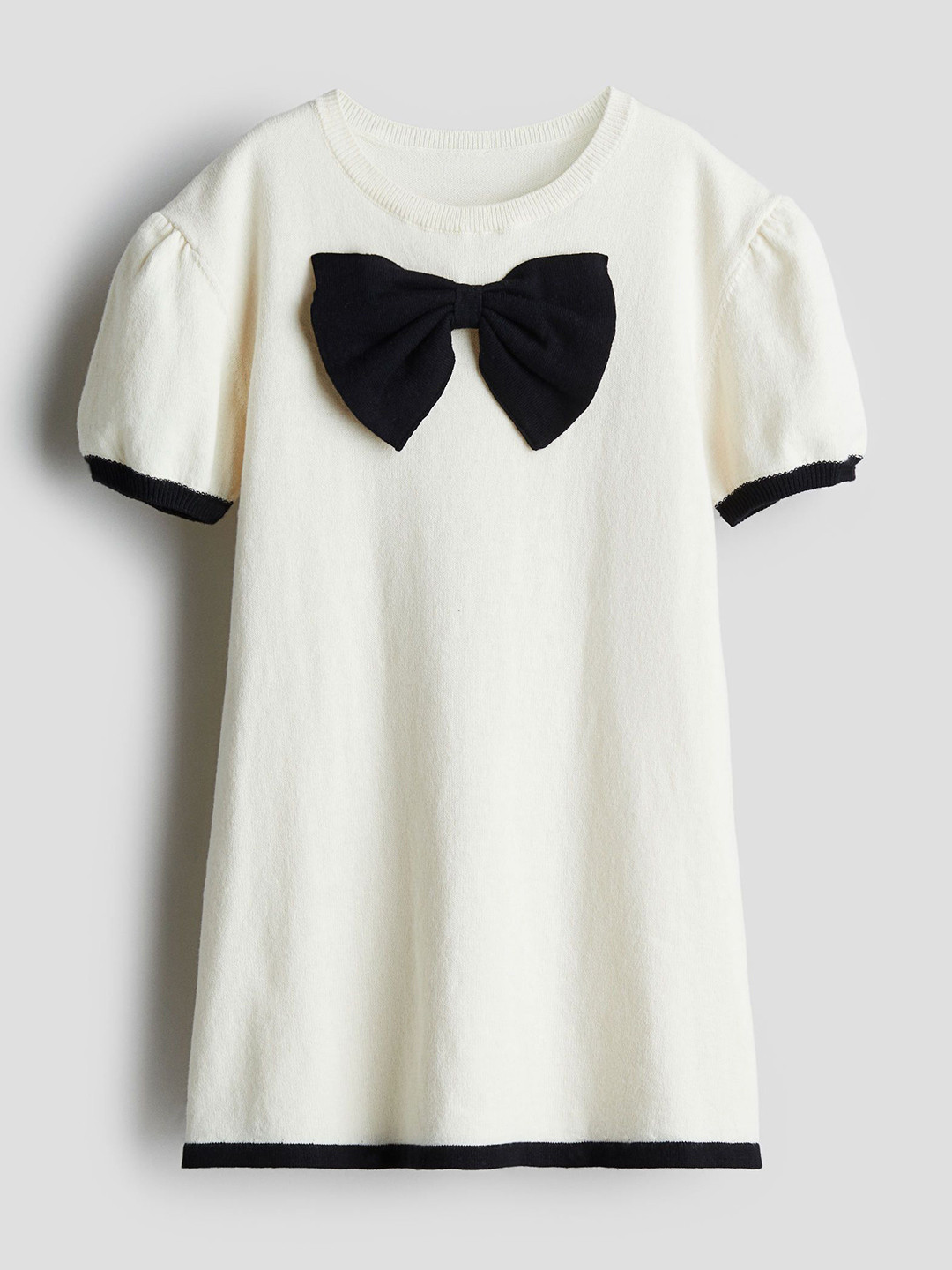 

H&M Girls A-Line Pure Cotton Dress, White