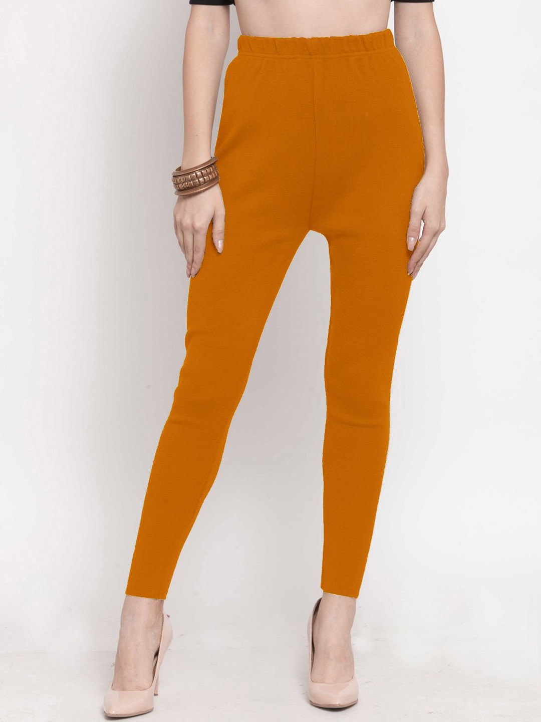 

Castle Lifestyle Women Ankle-length Leggings, Mustard