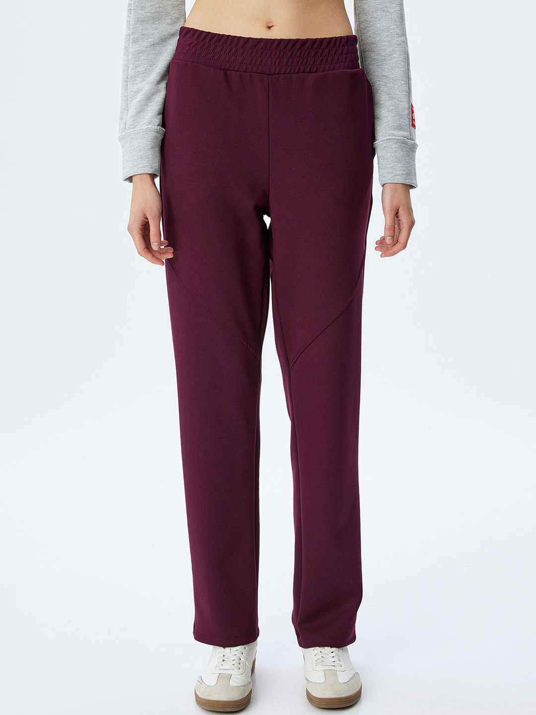 

Koton Mid- Rise Trousers, Red