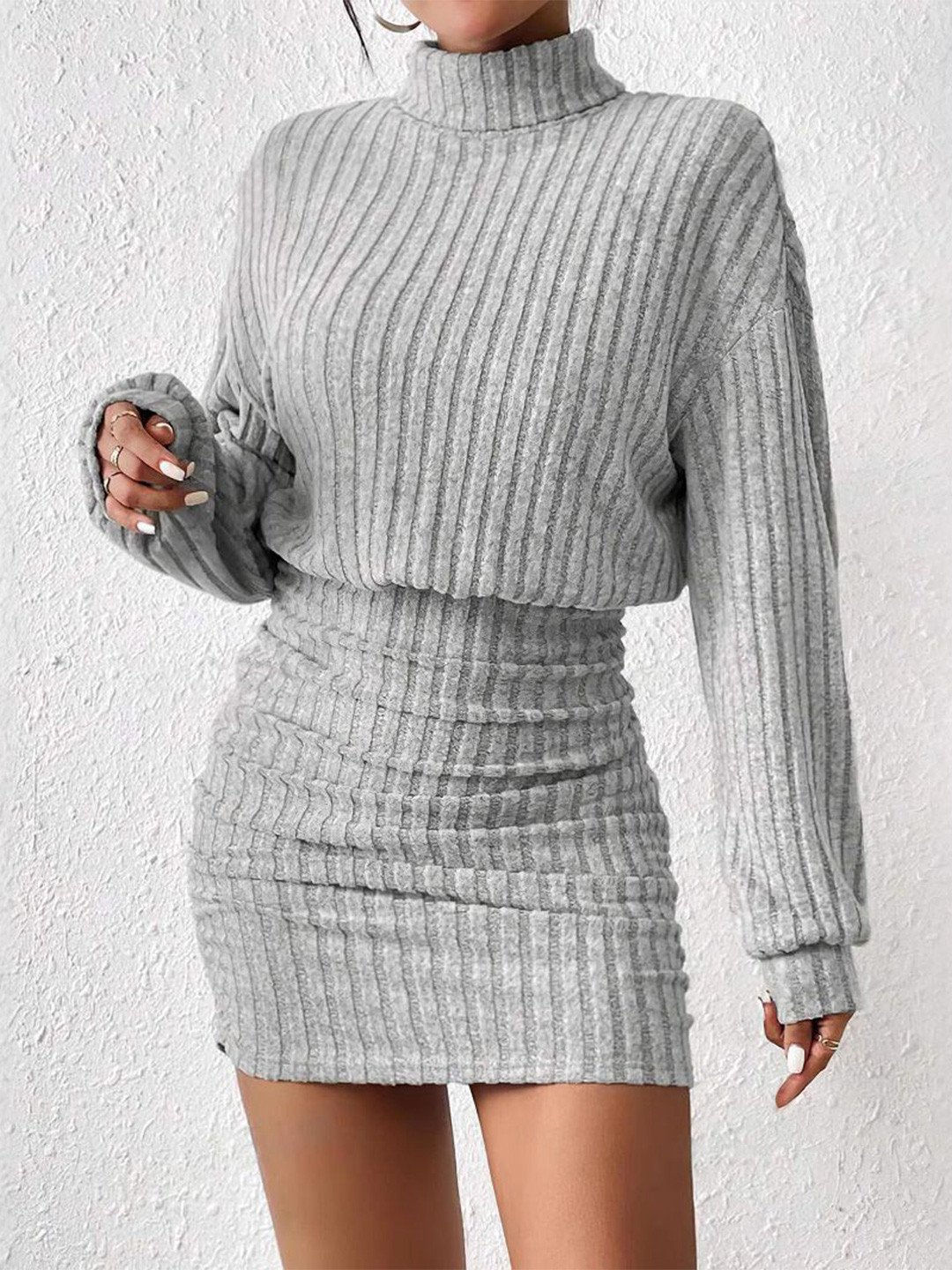 

StyleCast A-Line Mini Dress, Grey