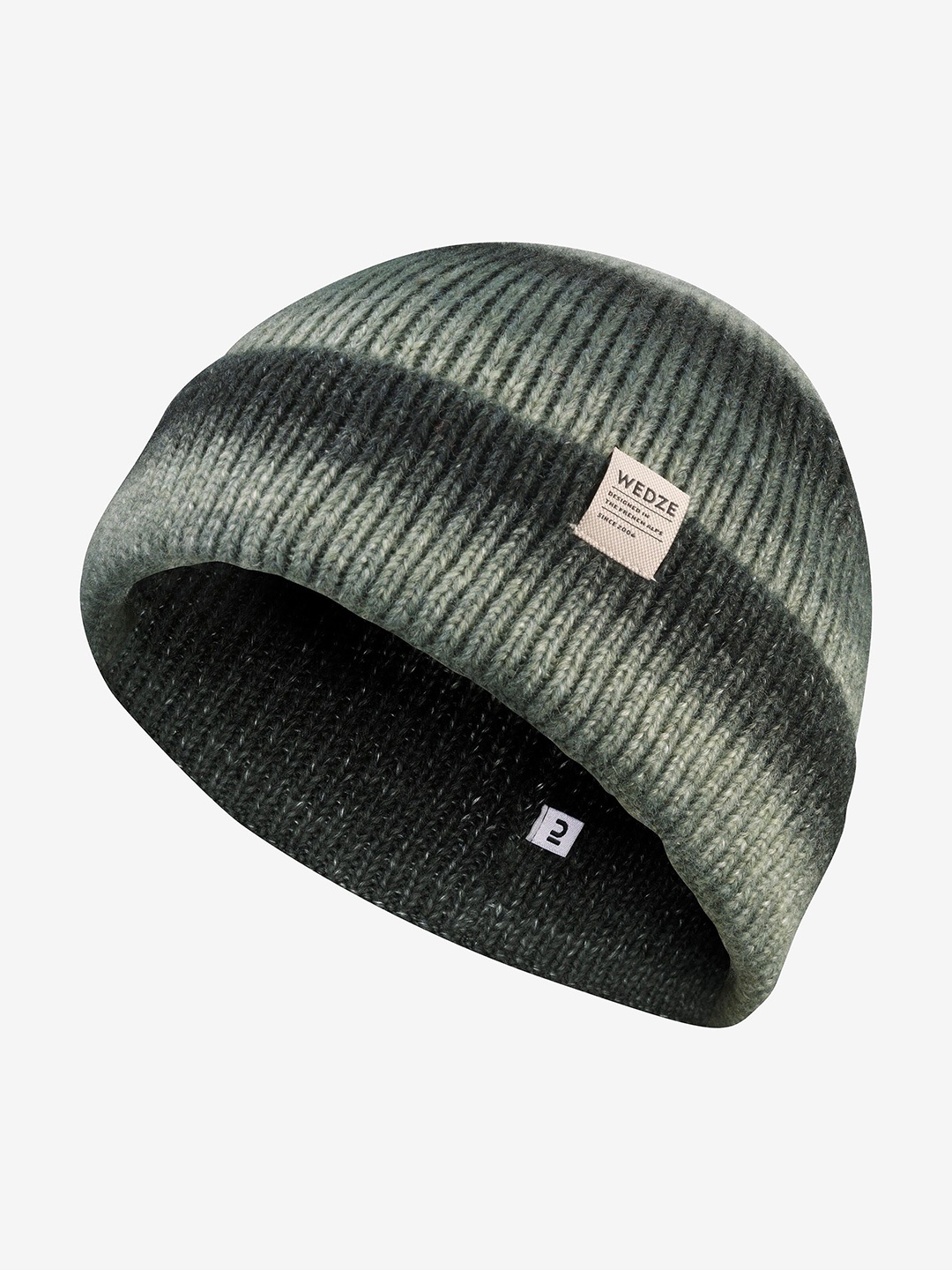

WEDZE By Decathlon Men Colourblocked Beanie, Grey