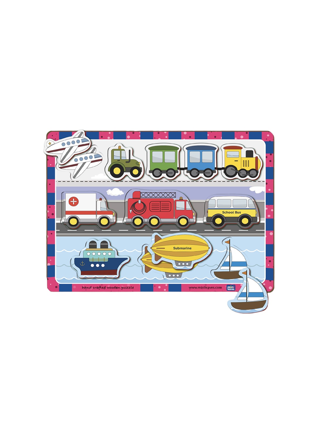 

Mini Leaves Puzzles Activity Toys and Games, Blue