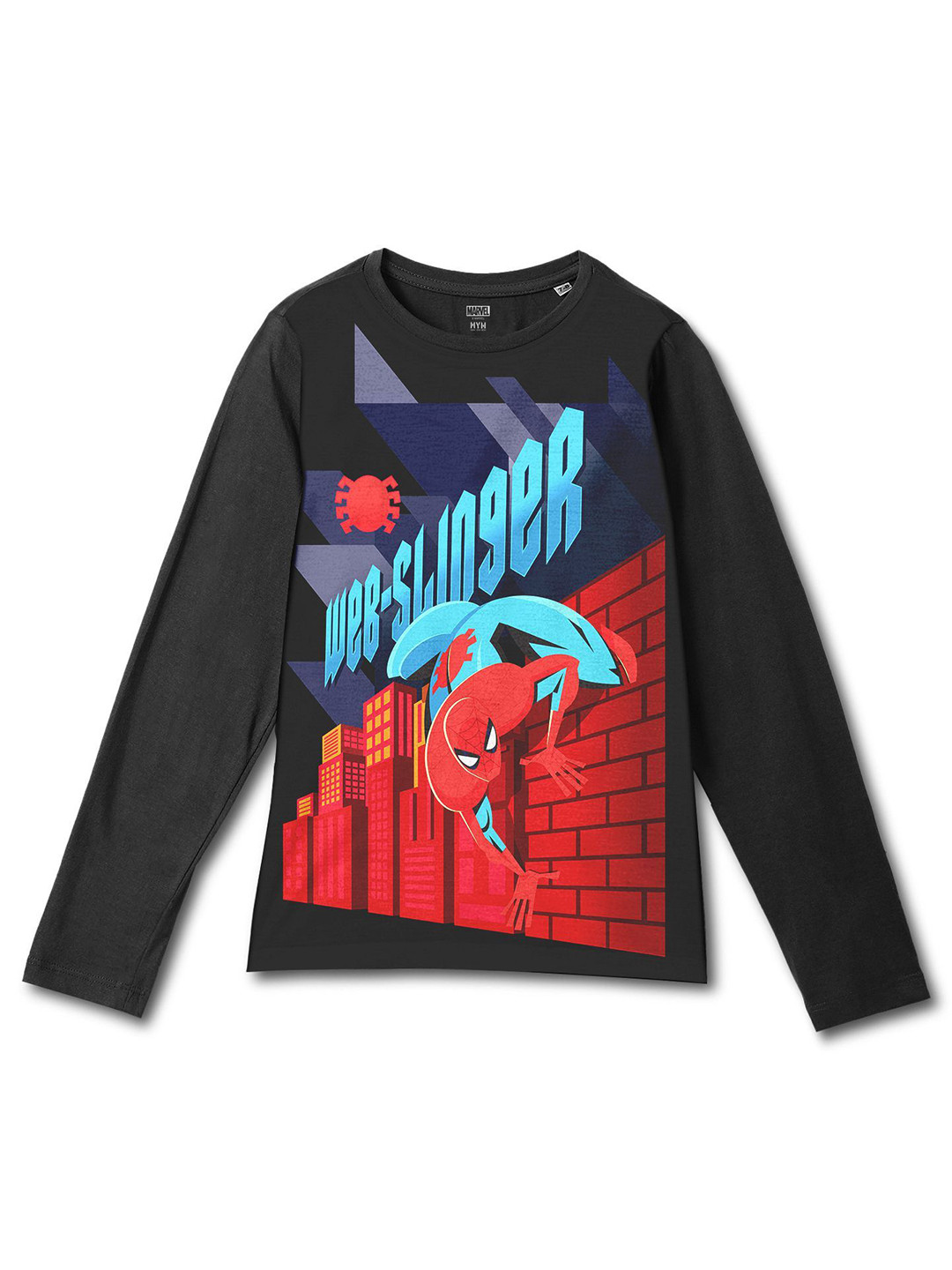 

Wear Your Mind Boys Printed T-shirt, Black