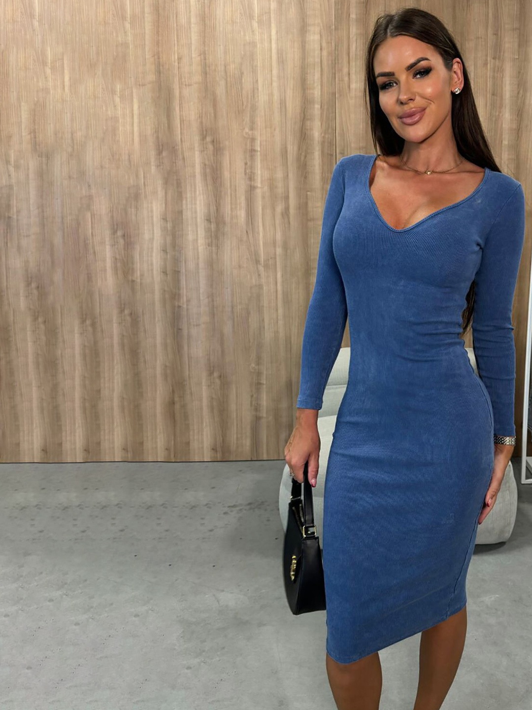 

StyleCast x Revolte Bodycon Dress, Blue