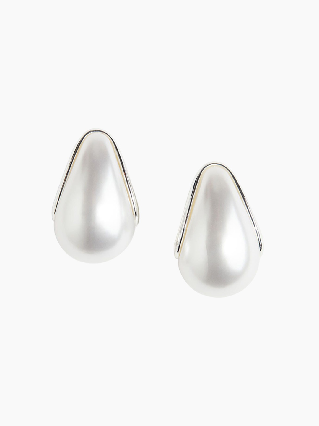 

H&M Chunky Dome Earrings, Silver