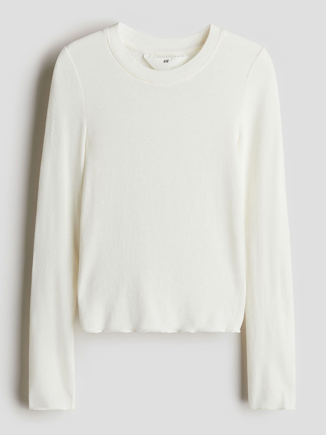 

H&M Girls Long-Sleeved Top, White