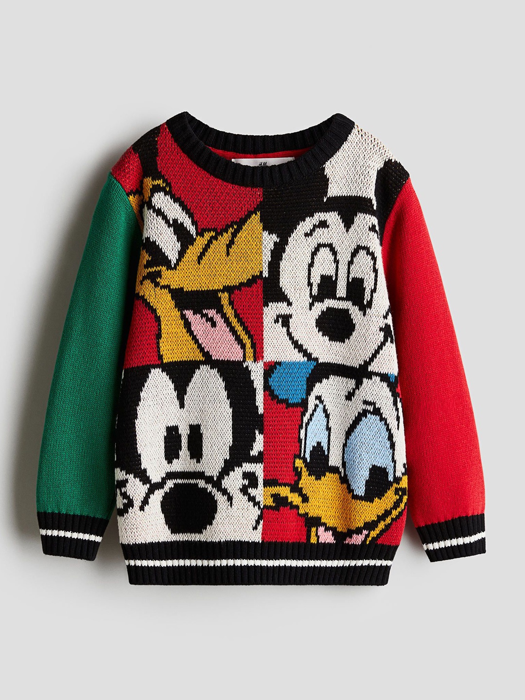 

H&M Infant Boys Pure Cotton Jacquard-Knit Jumper, Red