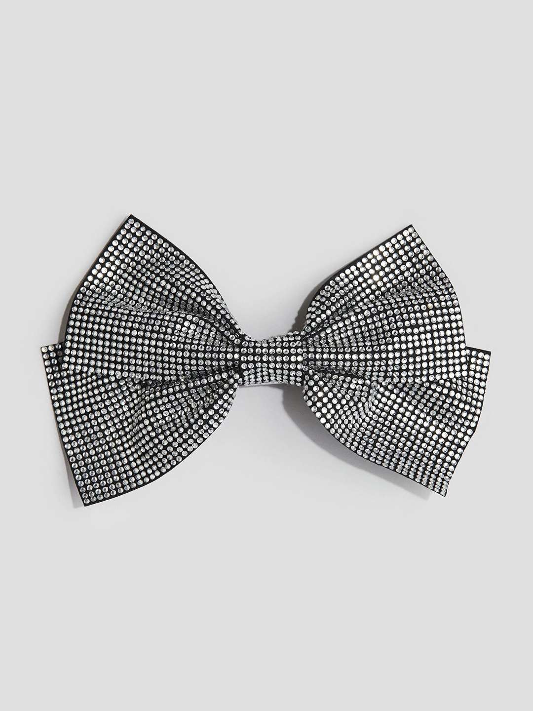 

H&M Girls Rhinestone-Embellished Bow Hair Clip, Silver
