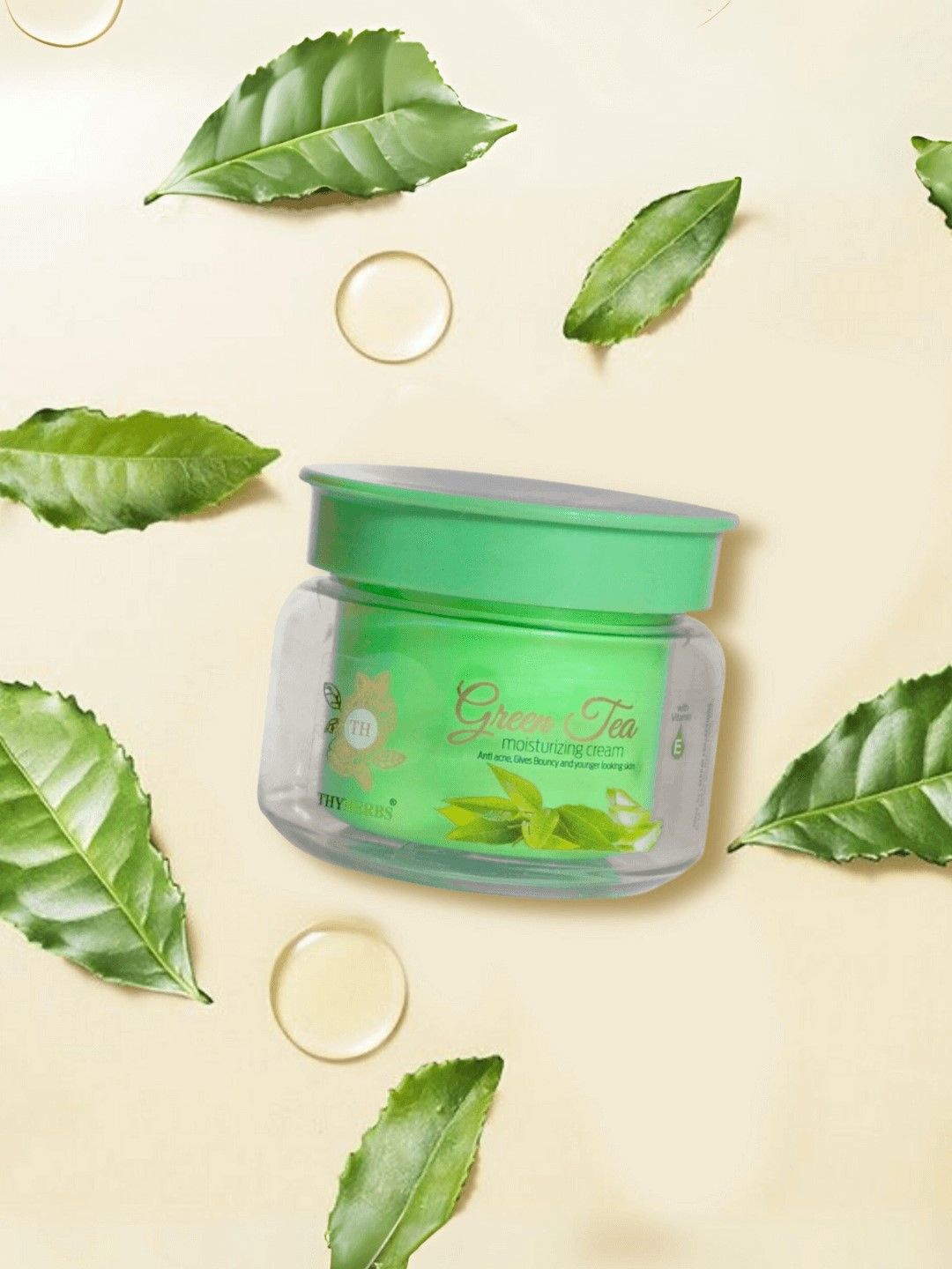 

Thyherbs Green Tea Infused Face Moisturizing Cream - 80 g