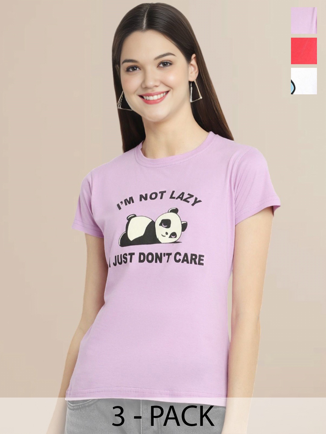 

Metronaut Women Typography 3 T-shirt, Multi