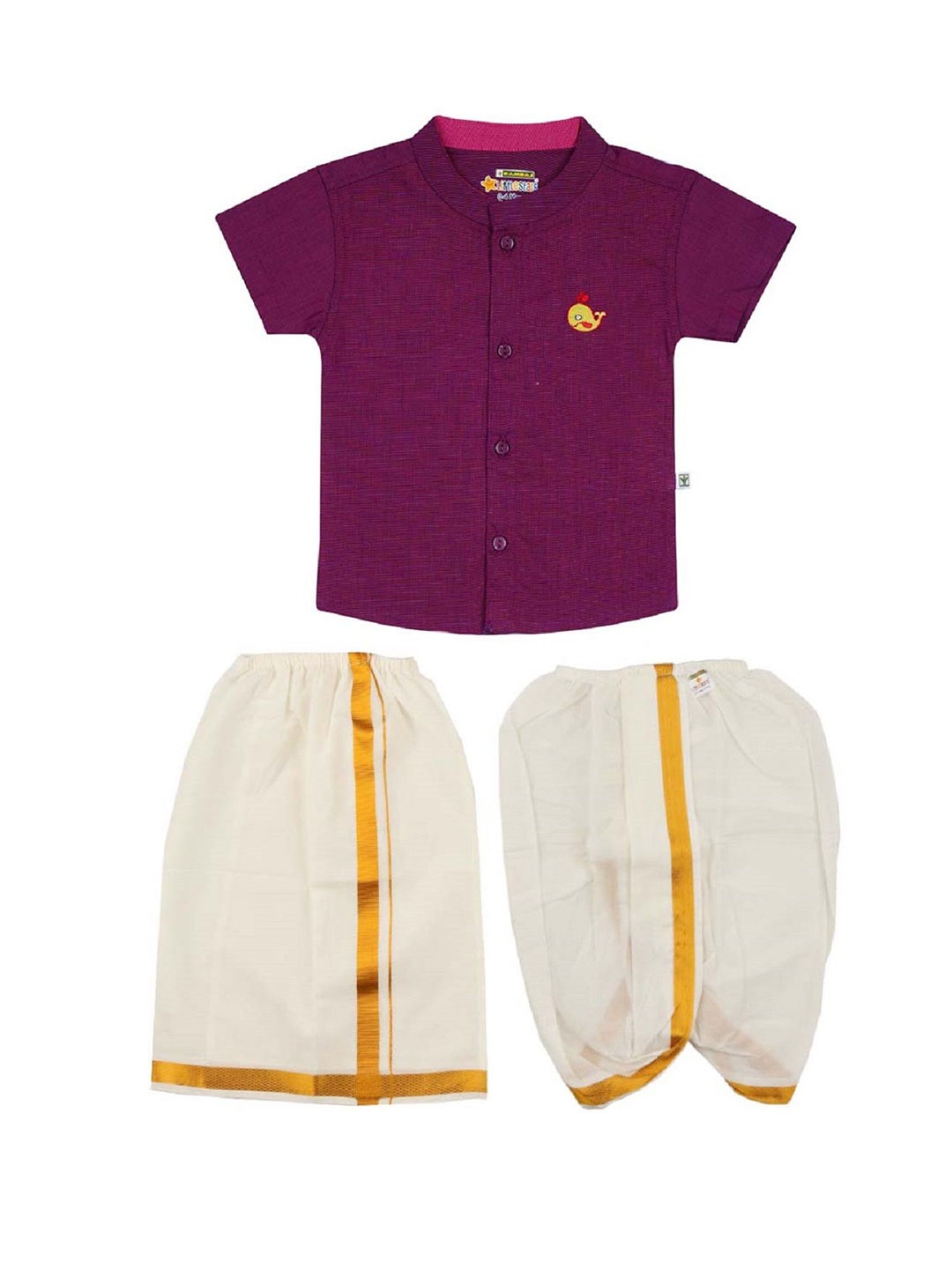 

RAMRAJ Infant Traditional Clothing Set, Purple