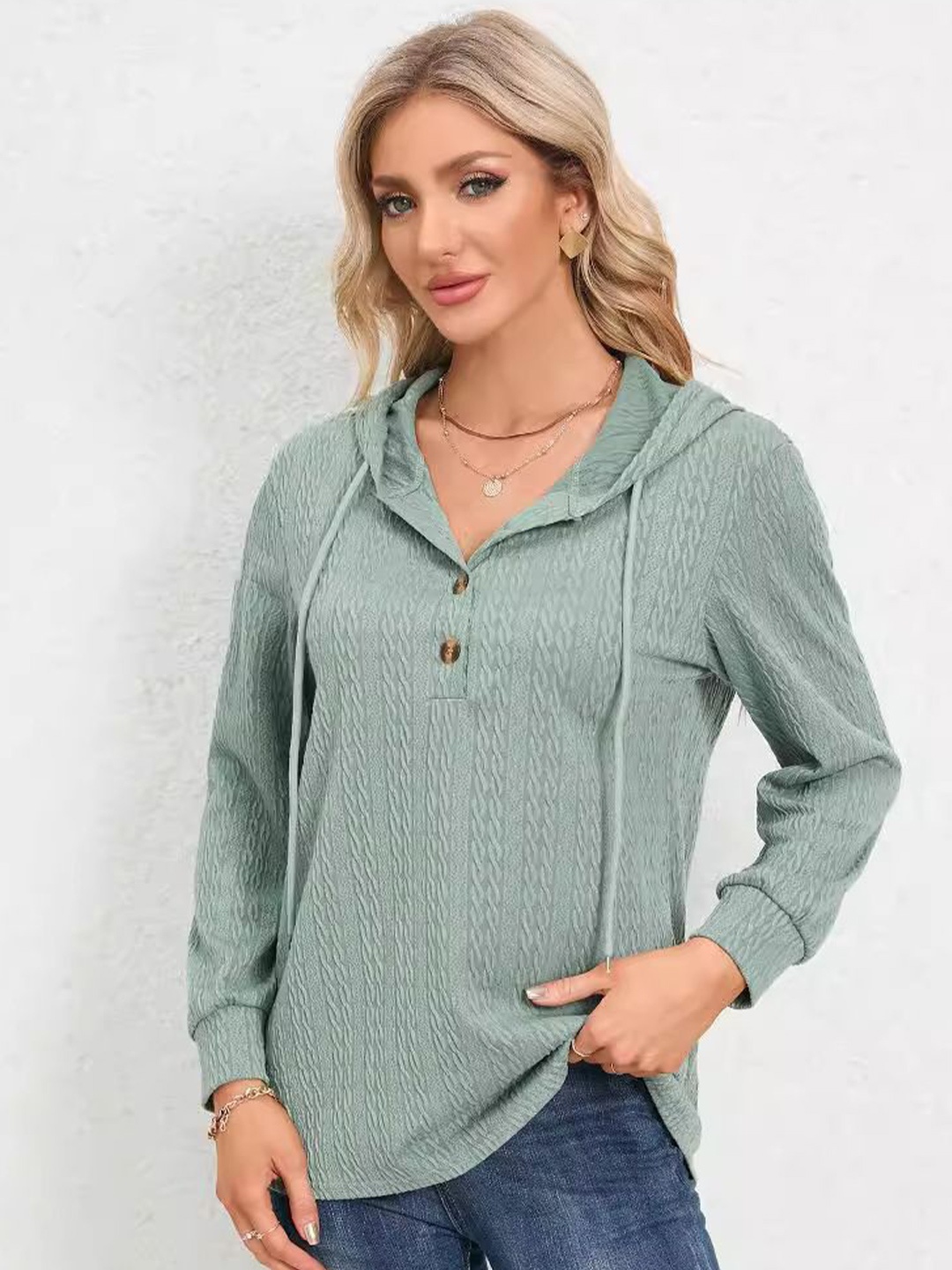 

StyleCast Women Hooded Sweatshirt, Grey