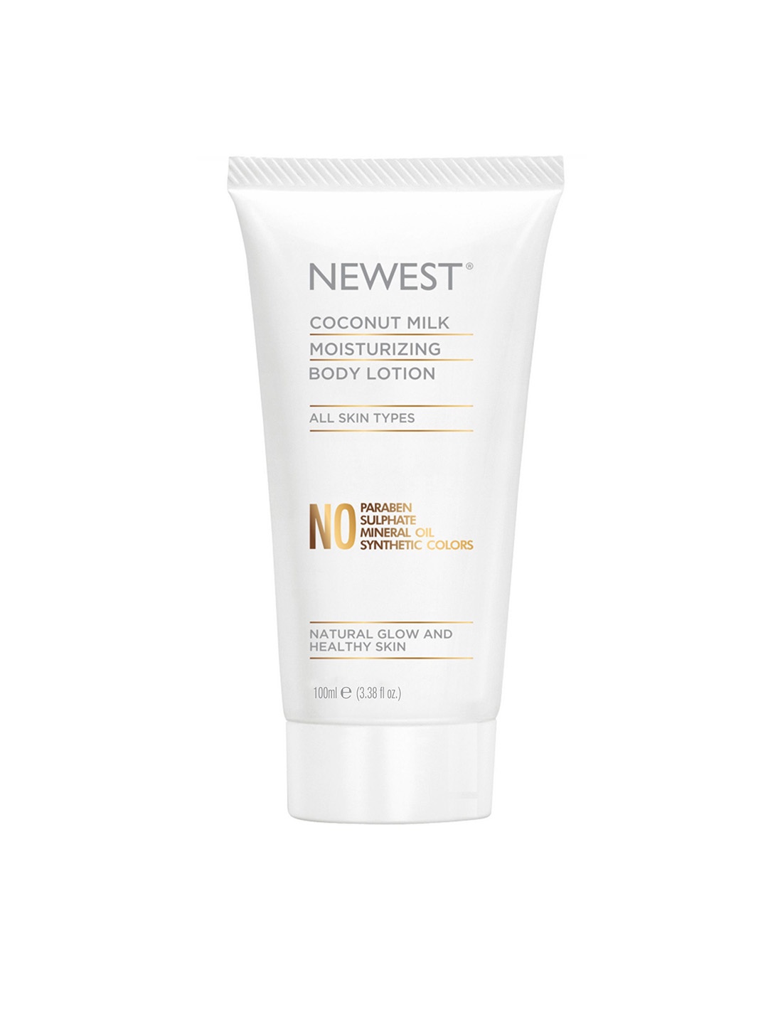 

NEWEST Coconut Milk Moisturizing Body Lotion - 100 ml, White