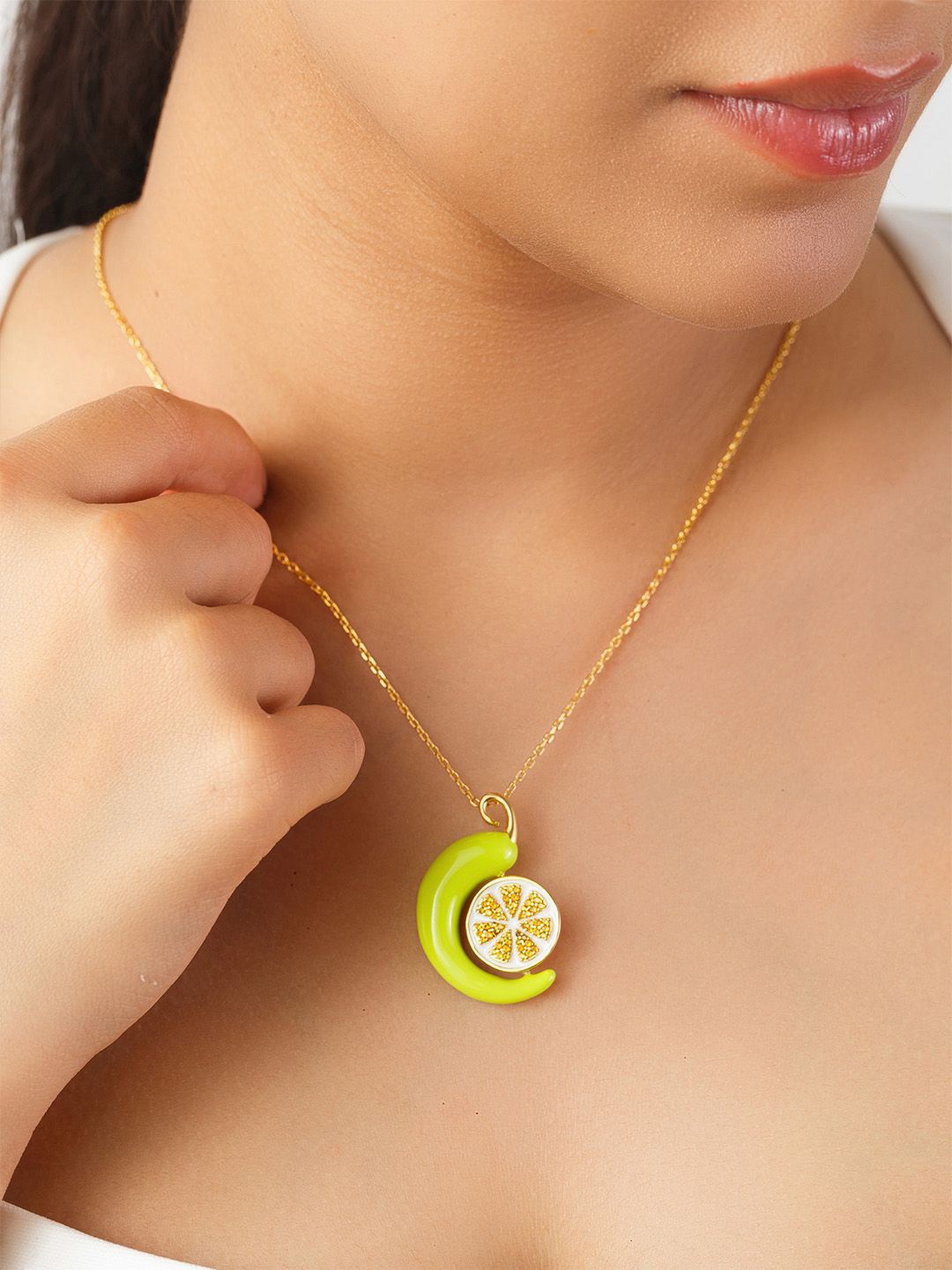 

Isharya Brass Gold-Plated Necklace