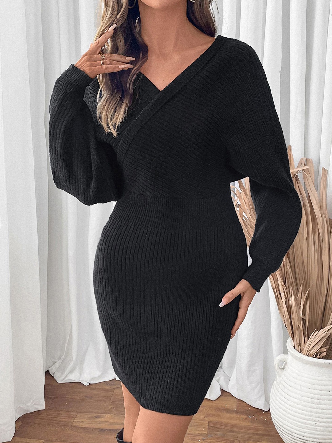 

StyleCast x Revolte Bodycon Mini Dress, Black