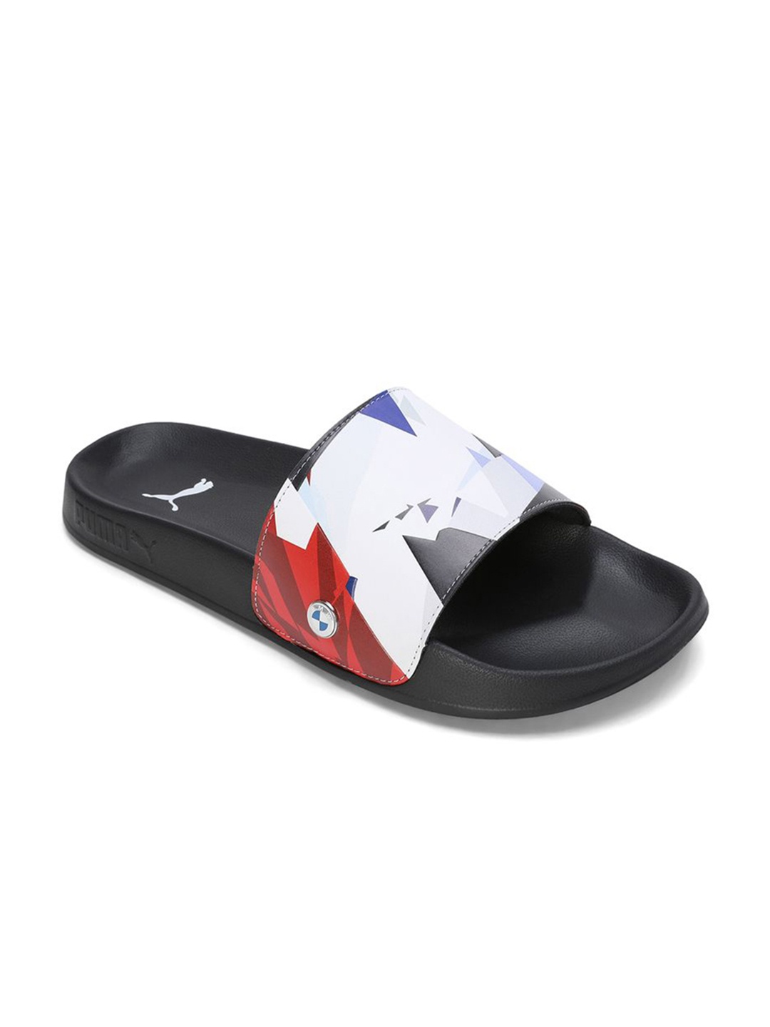 

Puma BMW MMS Leadcat 2.0 Graphic Unisex Slides, Black