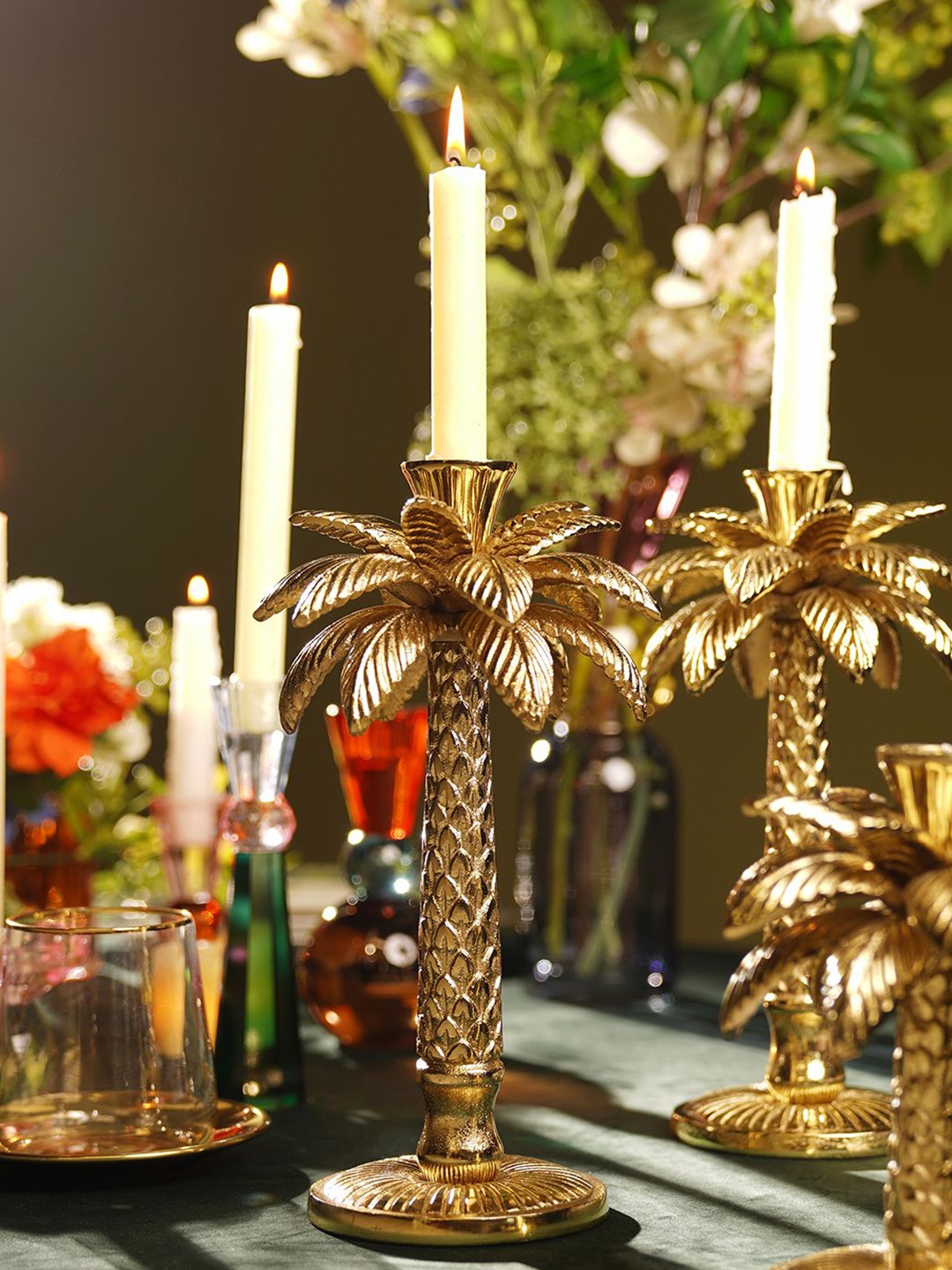 

Pure Home and Living Gold-Toned Candle Holder