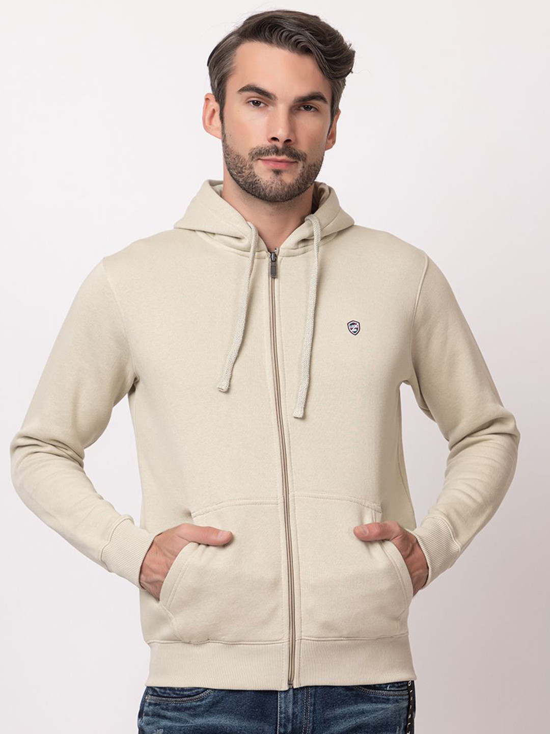

ARIIX Men Hooded Sweatshirt, Cream
