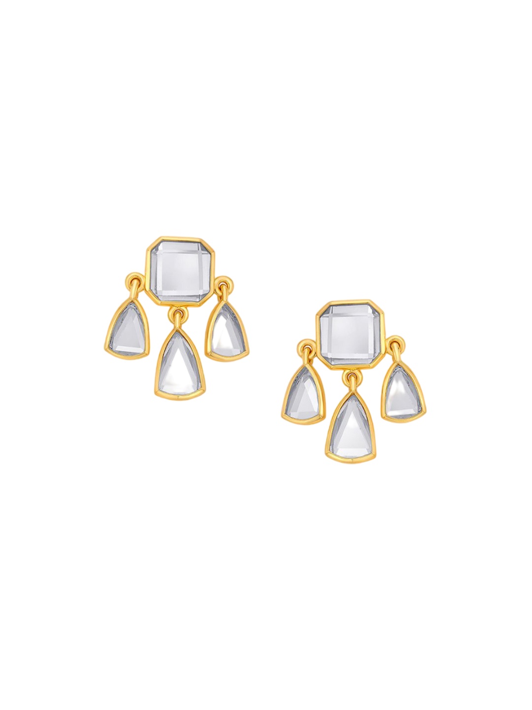 

Isharya Contemporary Studs Earrings, Gold