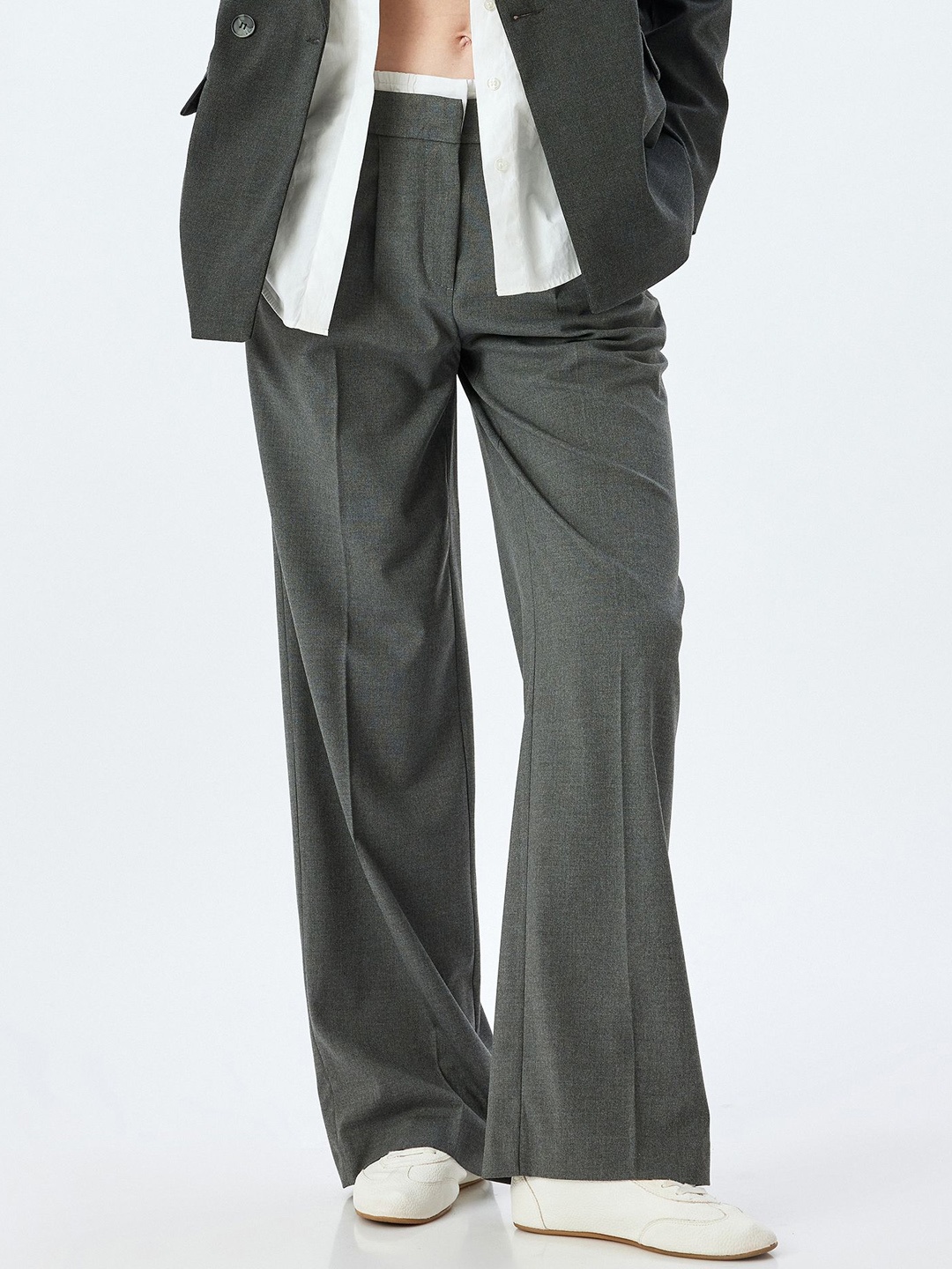 

Koton Women Trousers, Grey