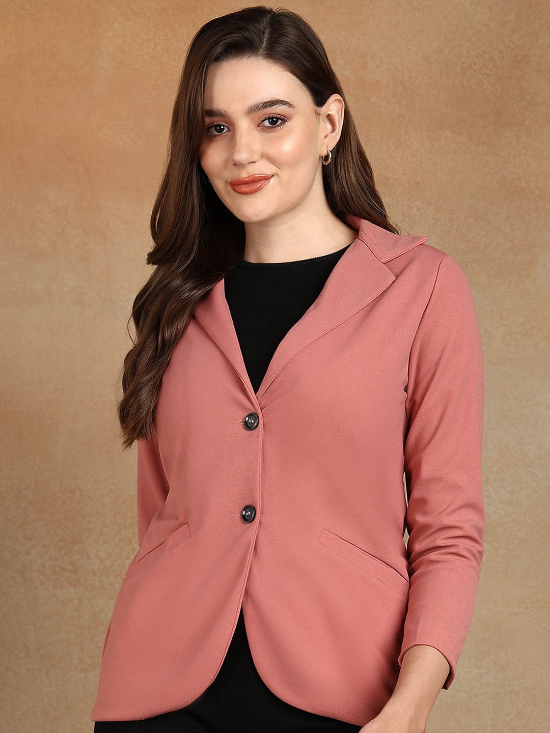 

Golden Kite Single-Breasted Blazer, Pink