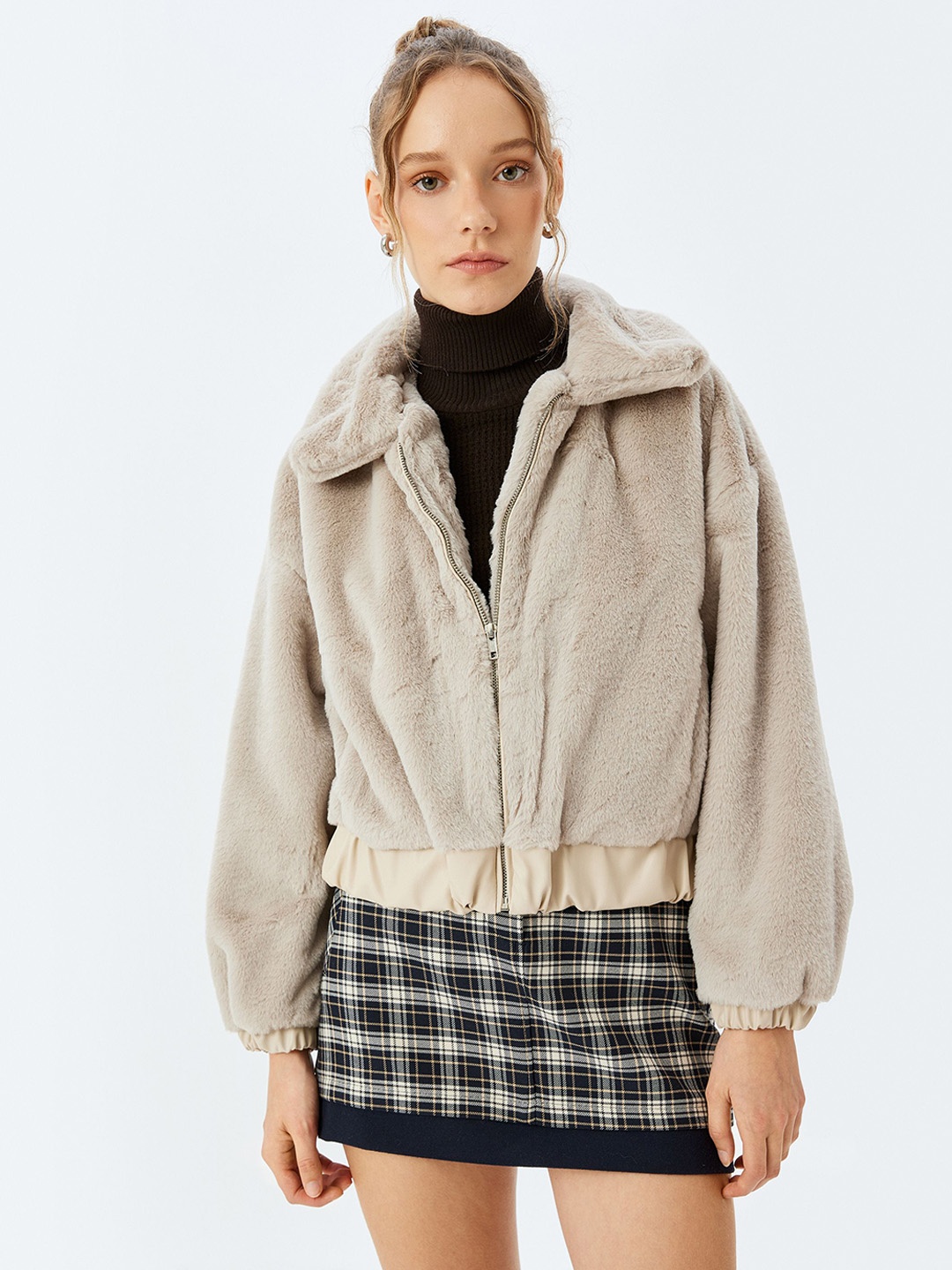 

Koton Women Tailored Jacket, Beige