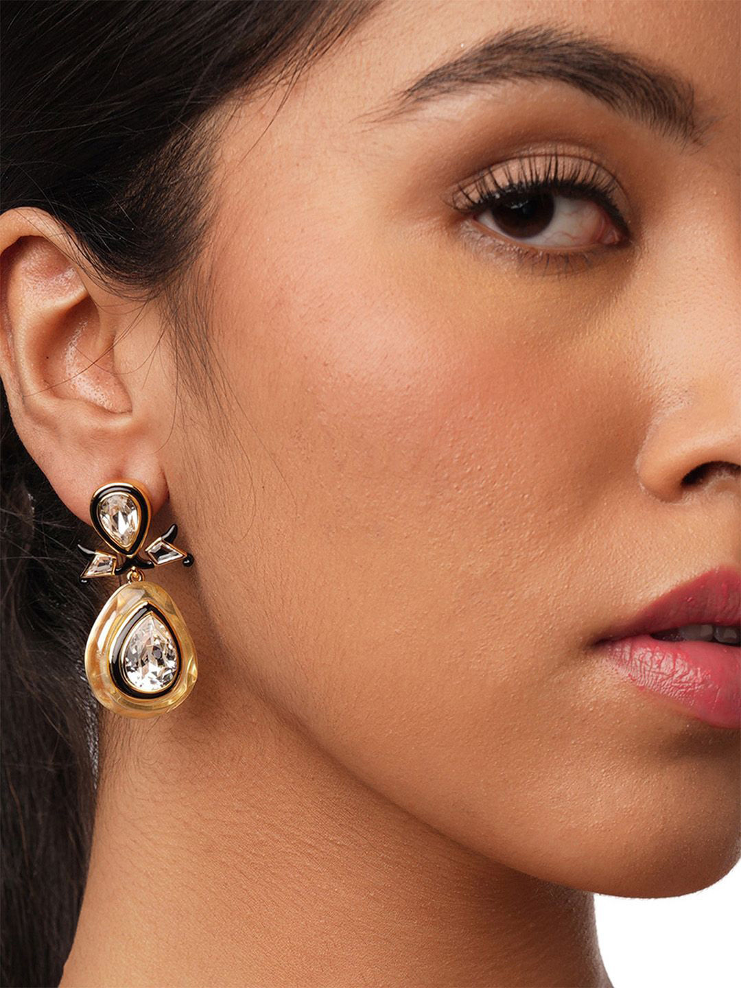 

Isharya Contemporary Drop Earrings, Gold