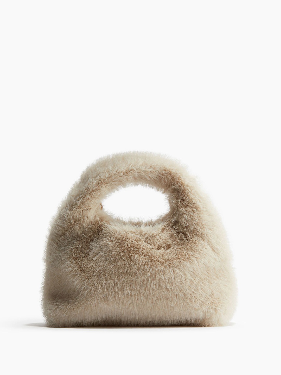 

H&M Fluffy Crossbody Bag, Beige