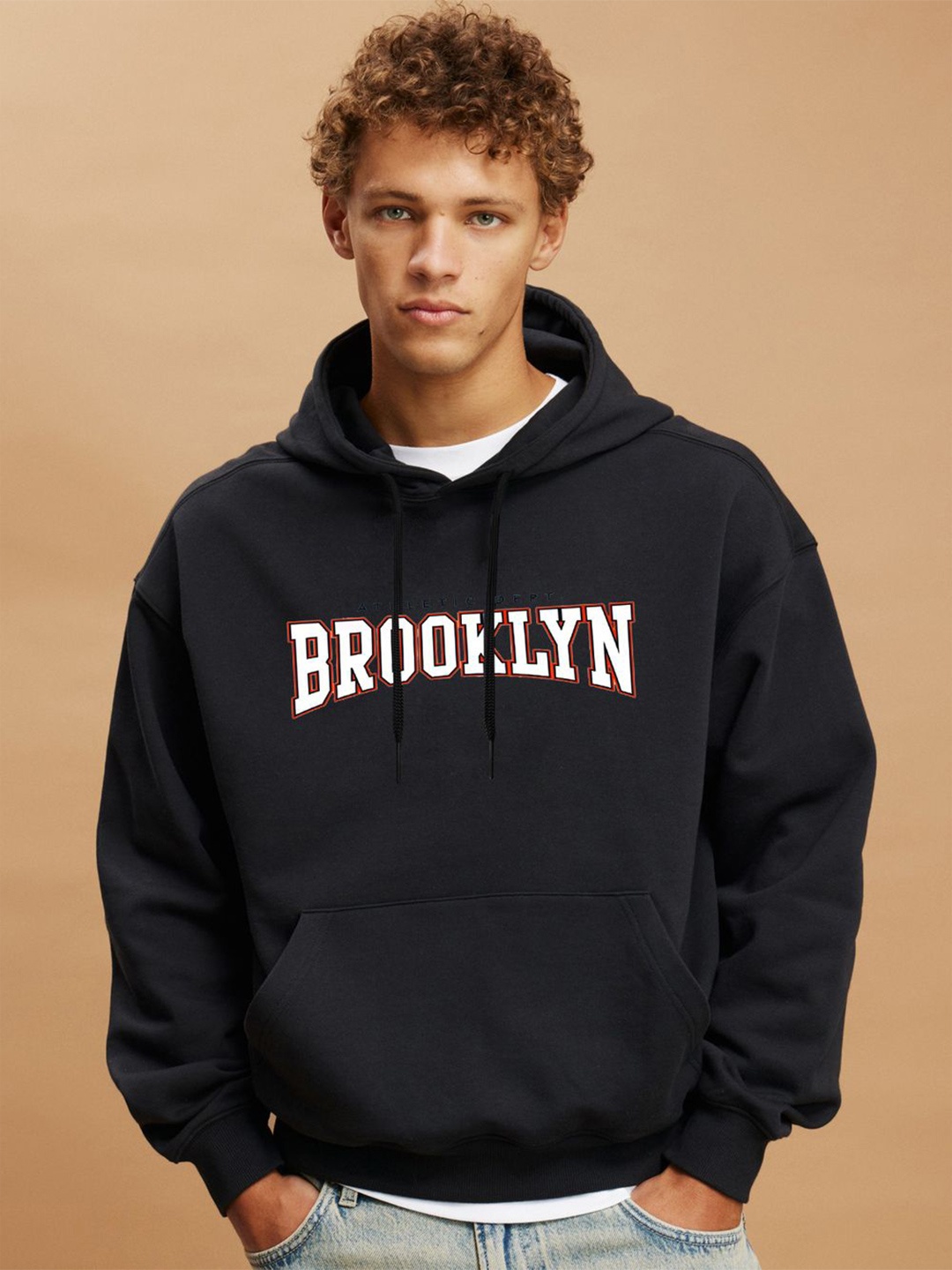 

CLAFOUTIS Men Hooded Sweatshirt, Black
