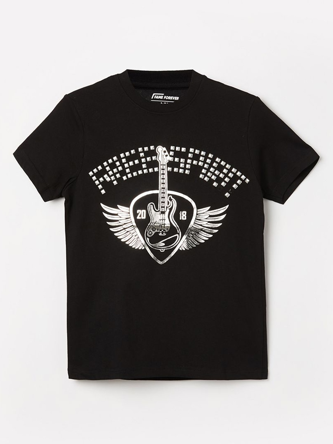 

Fame Forever by Lifestyle Boys Raw Edge T-shirt, Black