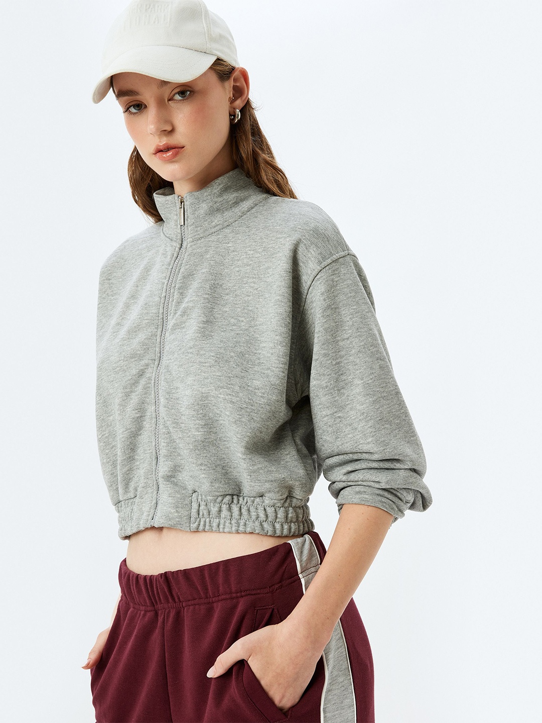 

Koton Women Sweatshirt, Grey