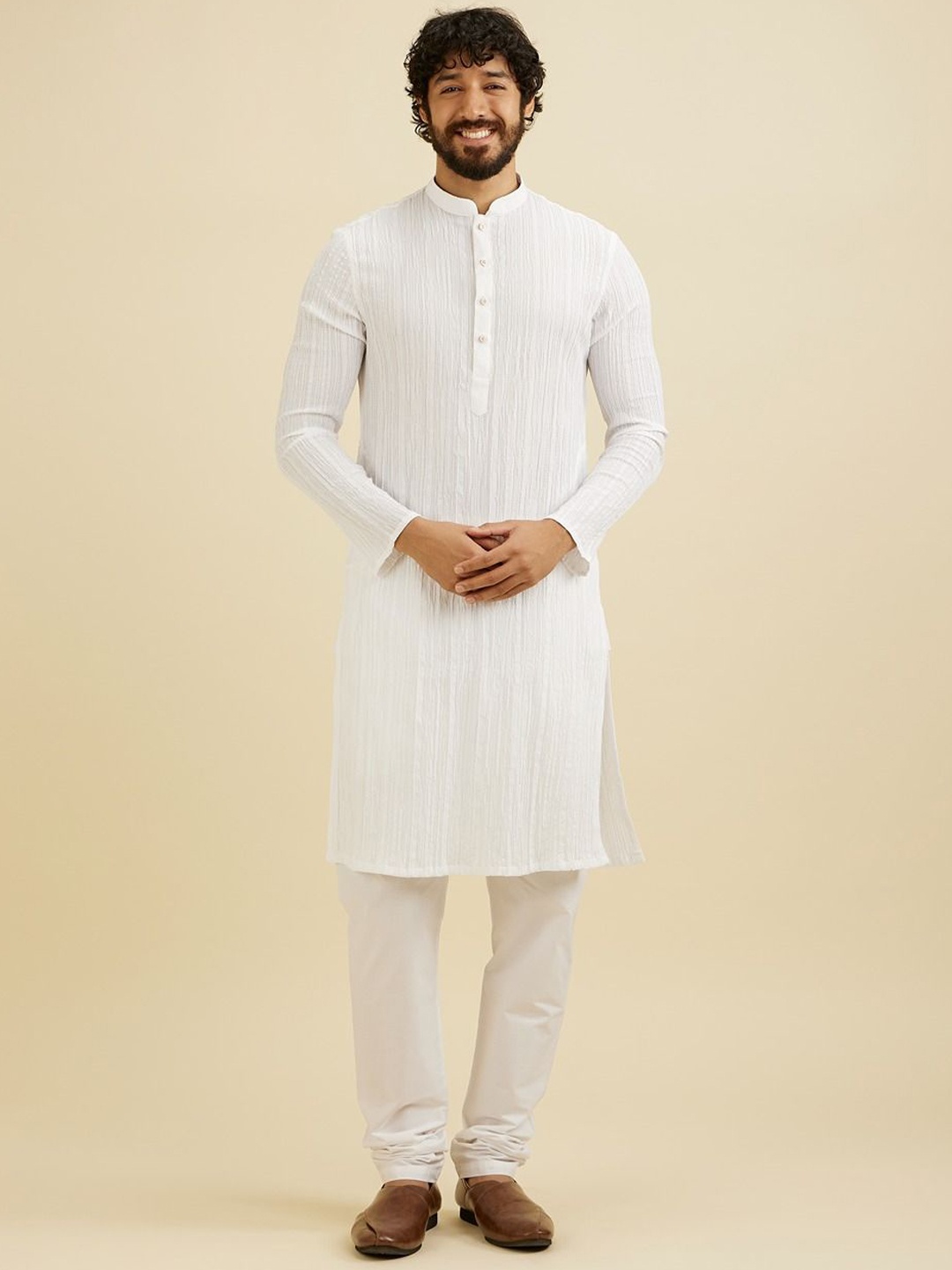 

Manyavar Men Kurta, White