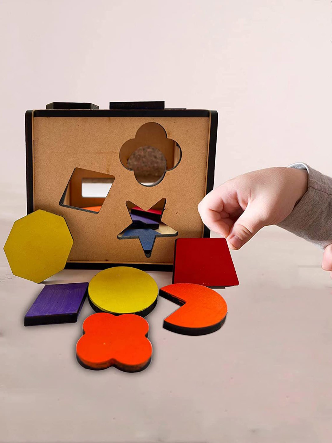 

Mini Leaves Skill Development Toy Learning and Development Toys, Brown