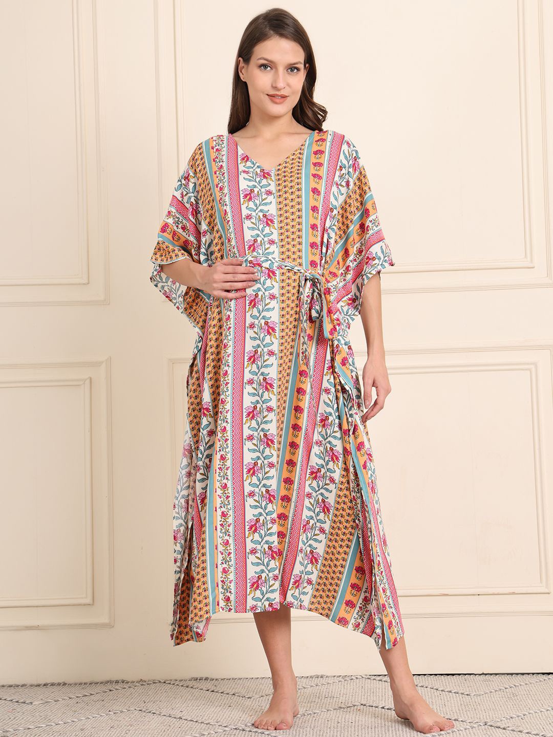 

Secret Wish Printed Maternity Nightdress, Pink