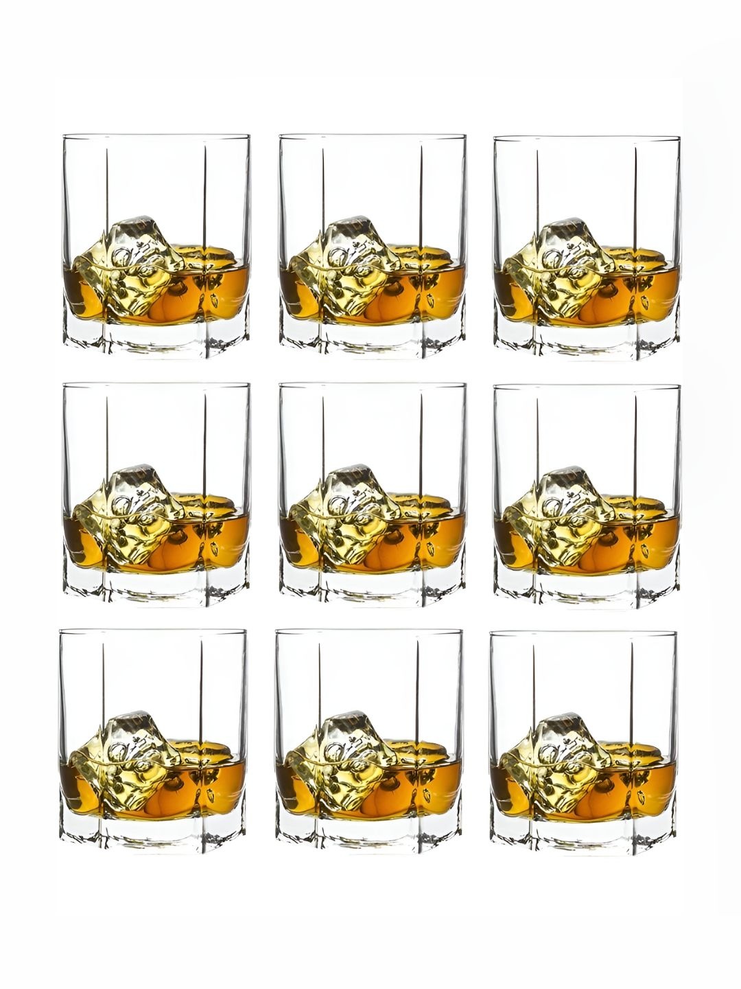 

SOMIL 9 Piece Transparent Whisky Glass - 150 ml