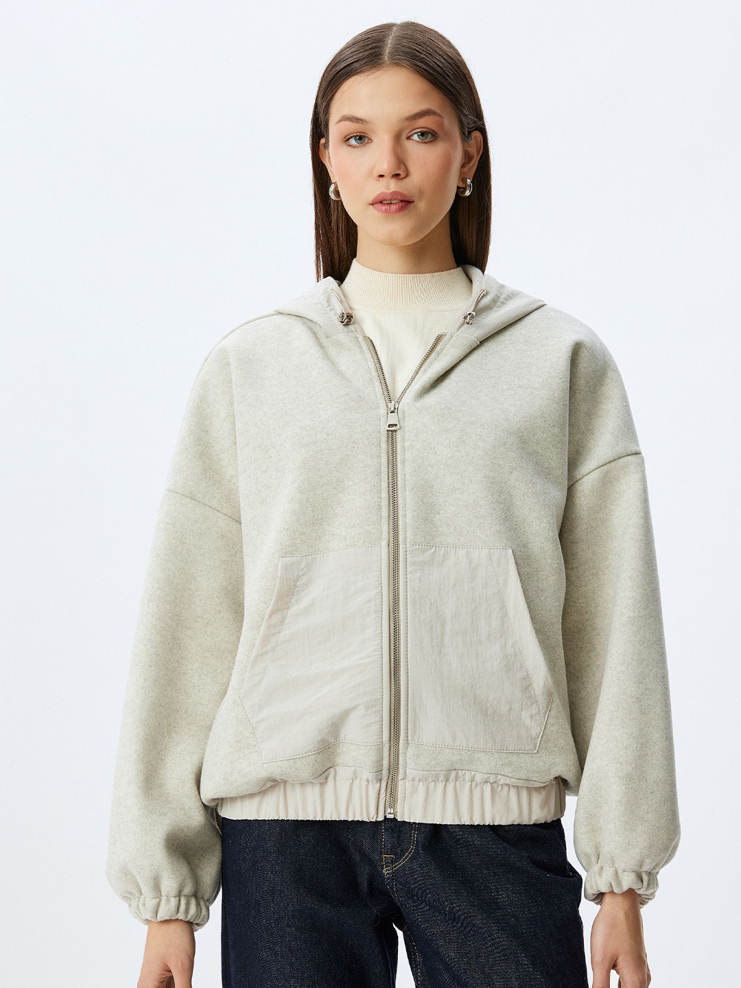 

Koton Women Sweatshirt, Grey