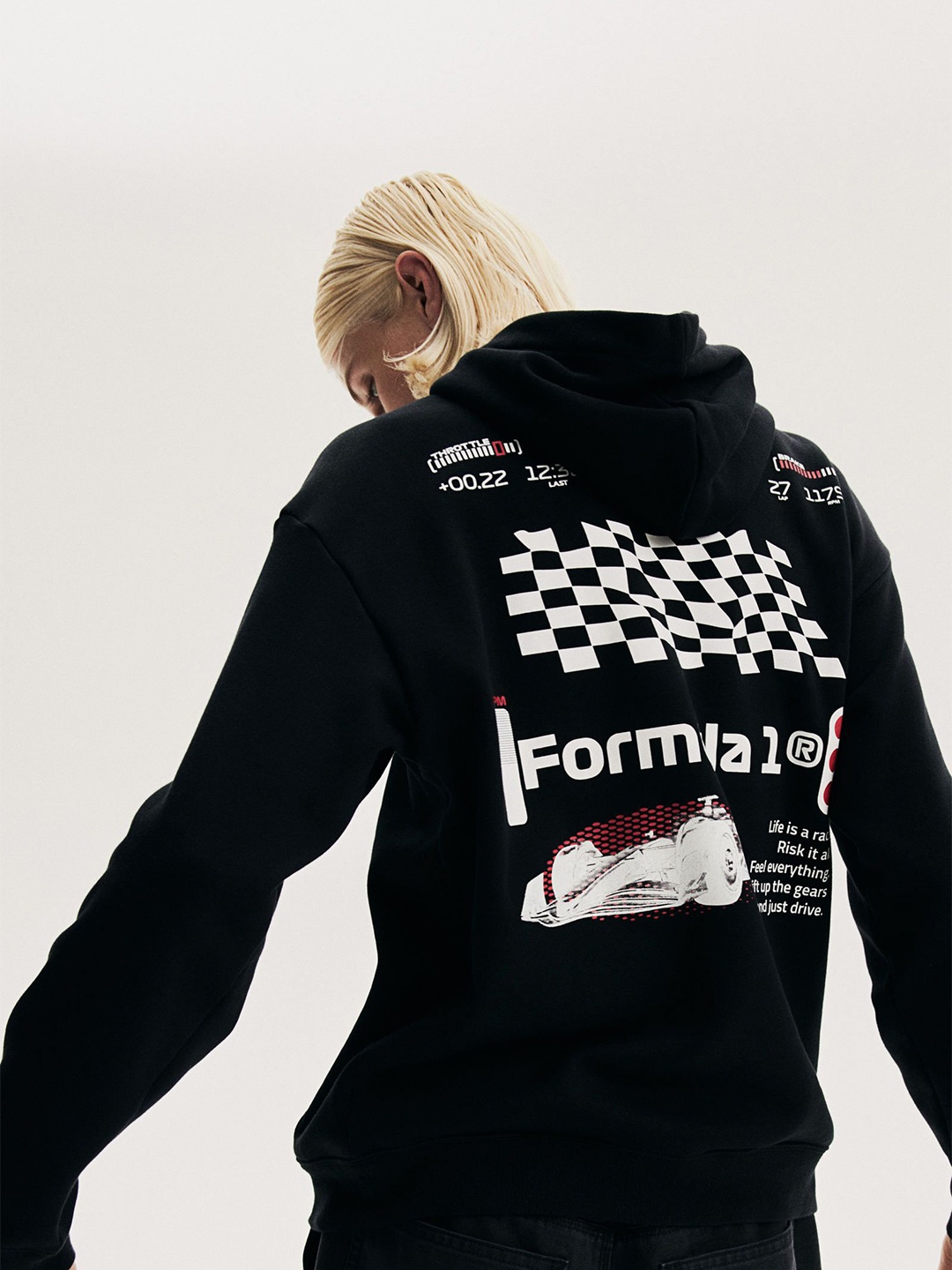 

H&M Loose Fit Hoodie, Black