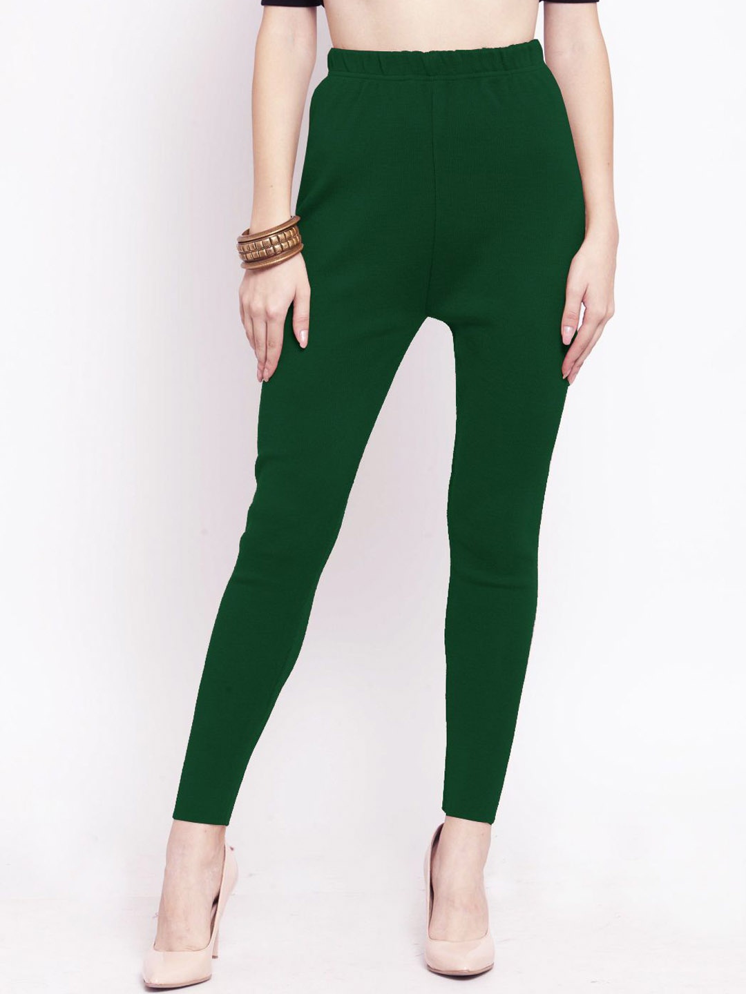 

Castle Lifestyle Women Ankle-length Leggings, Green
