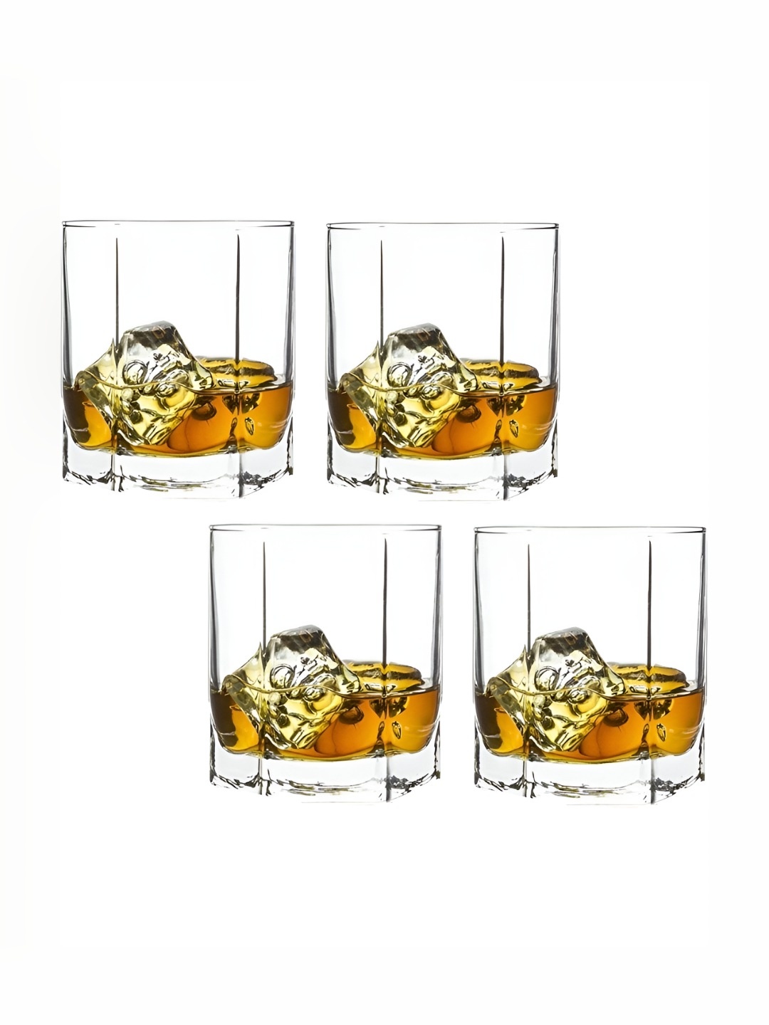 

SOMIL 4 Piece Transparent Whisky Glass - 150 ml