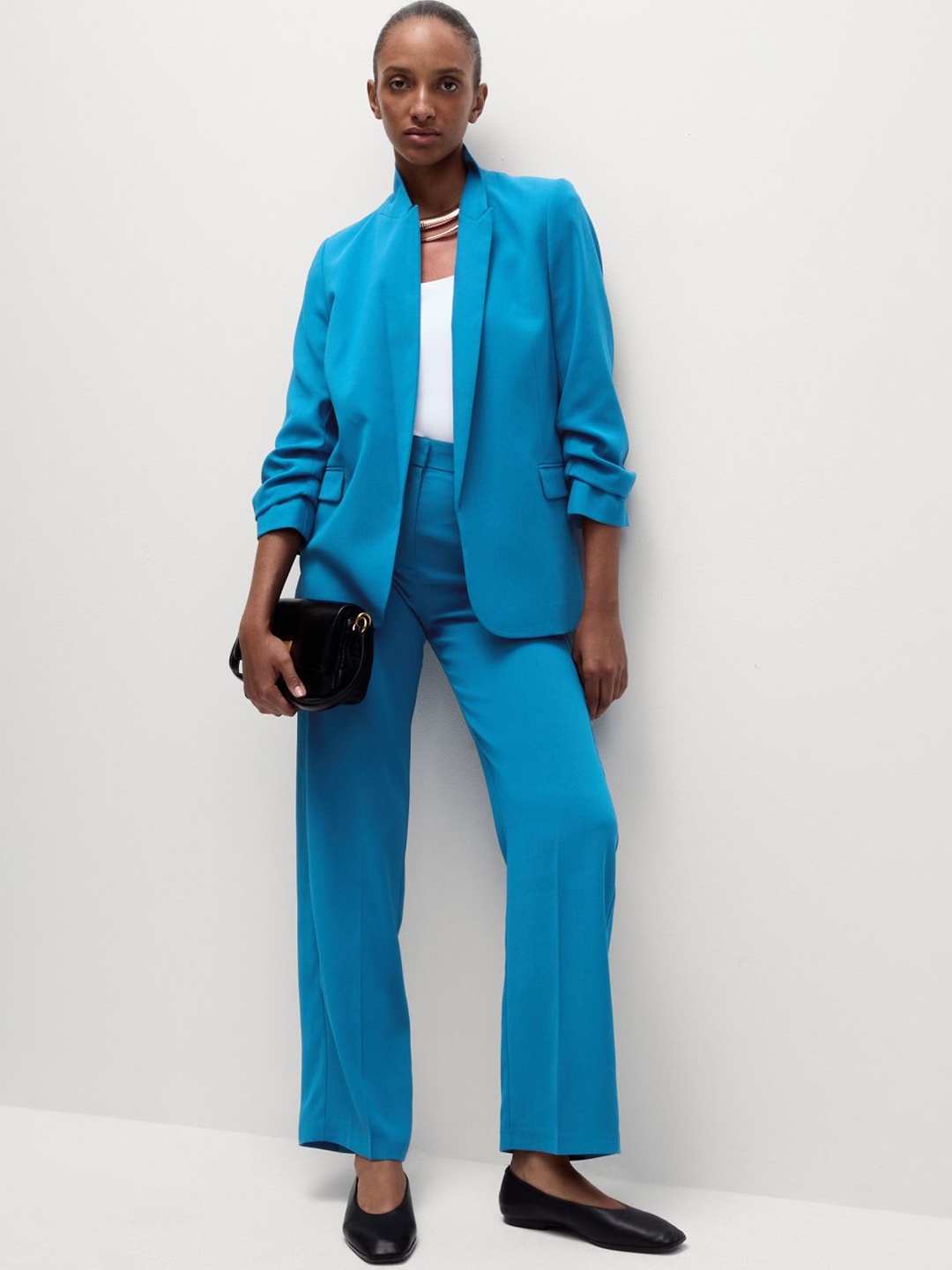 

Marks & Spencer Single-Breasted Blazer, Blue