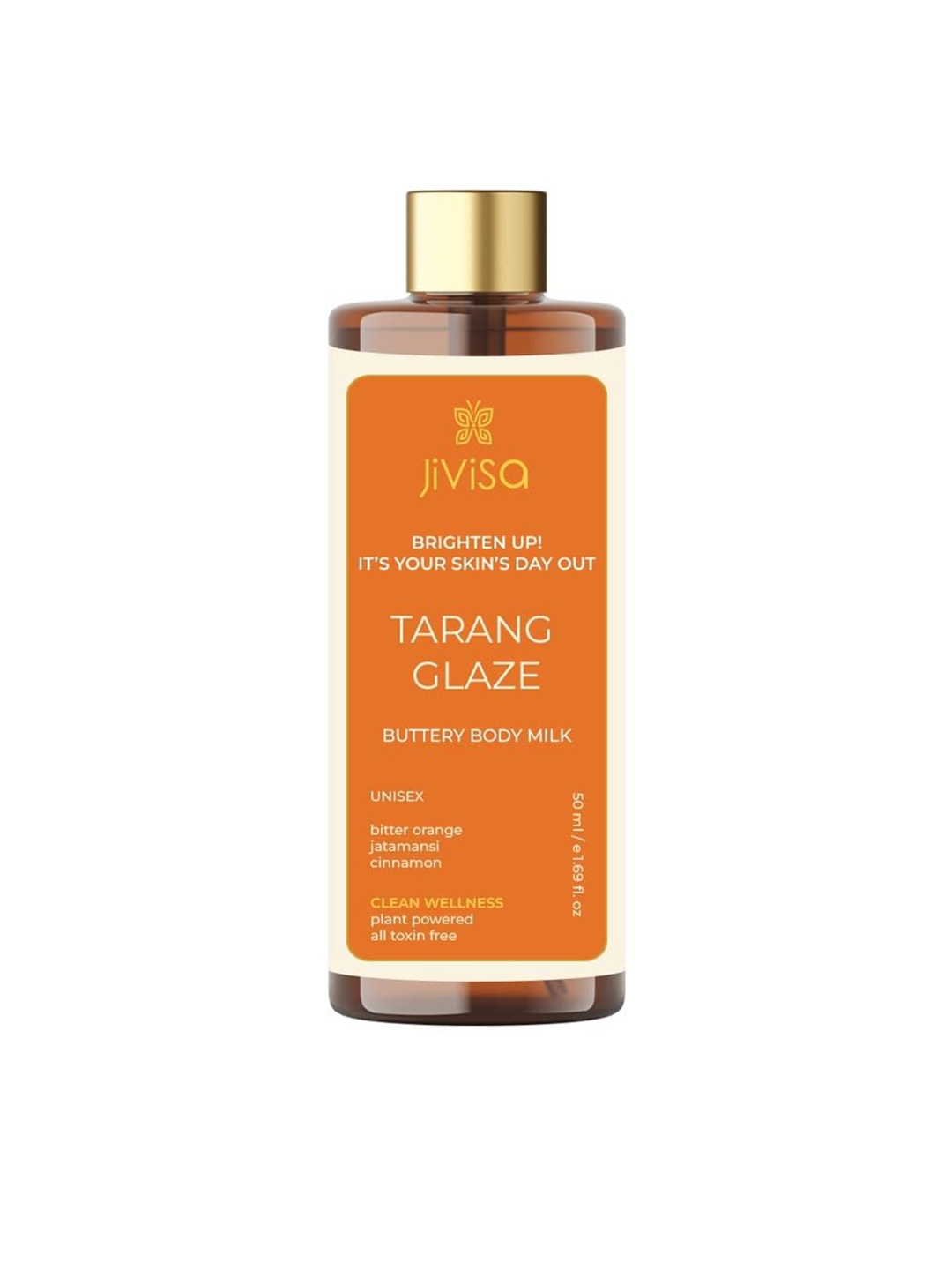 

JiViSa Tarang Glaze Butter Body Milk For Anti-Ageing & Hydration - 50 ml, Off white