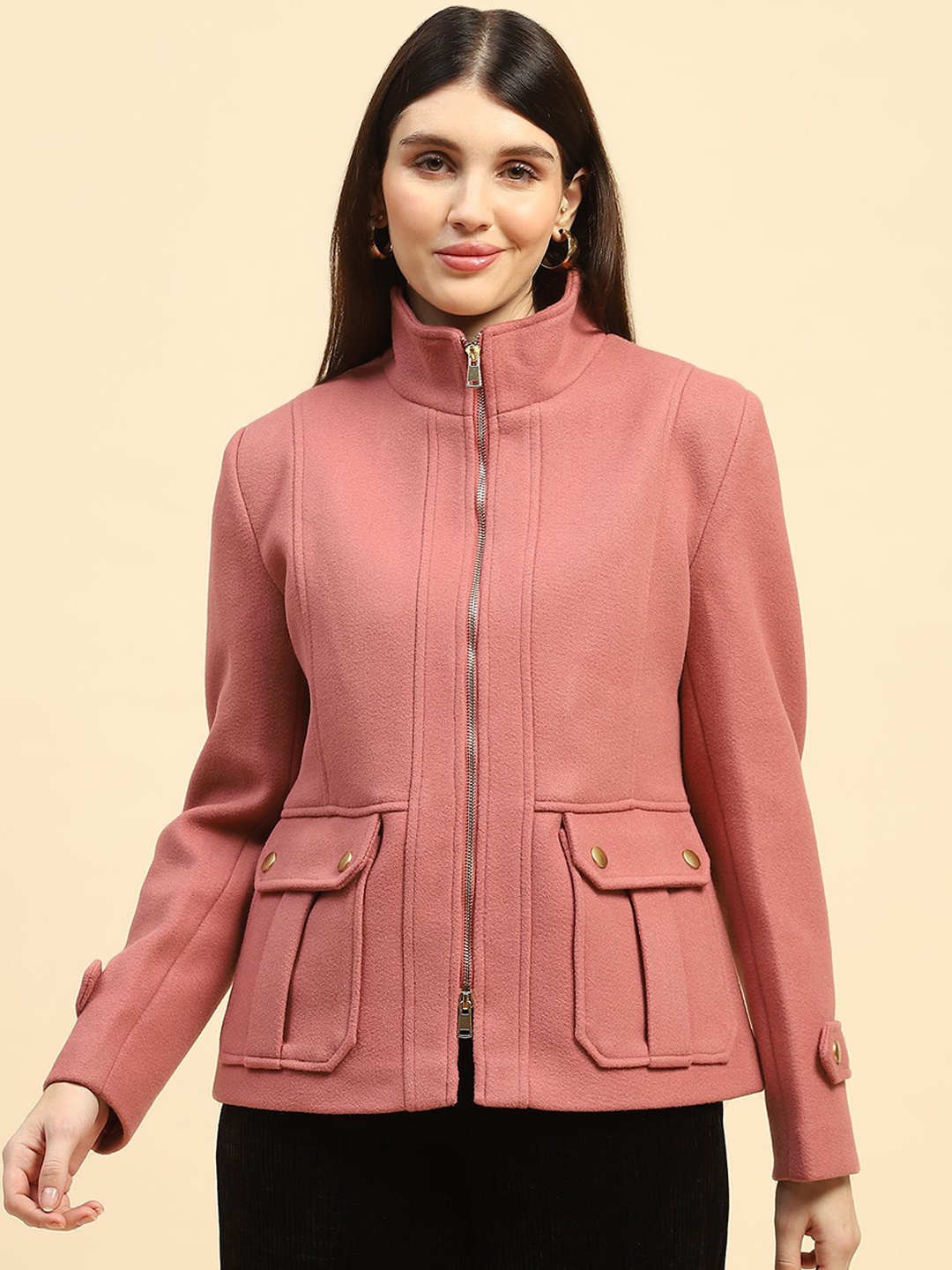 

Global Republic Women Lightweight Outdoor Tailored Jacket, Pink